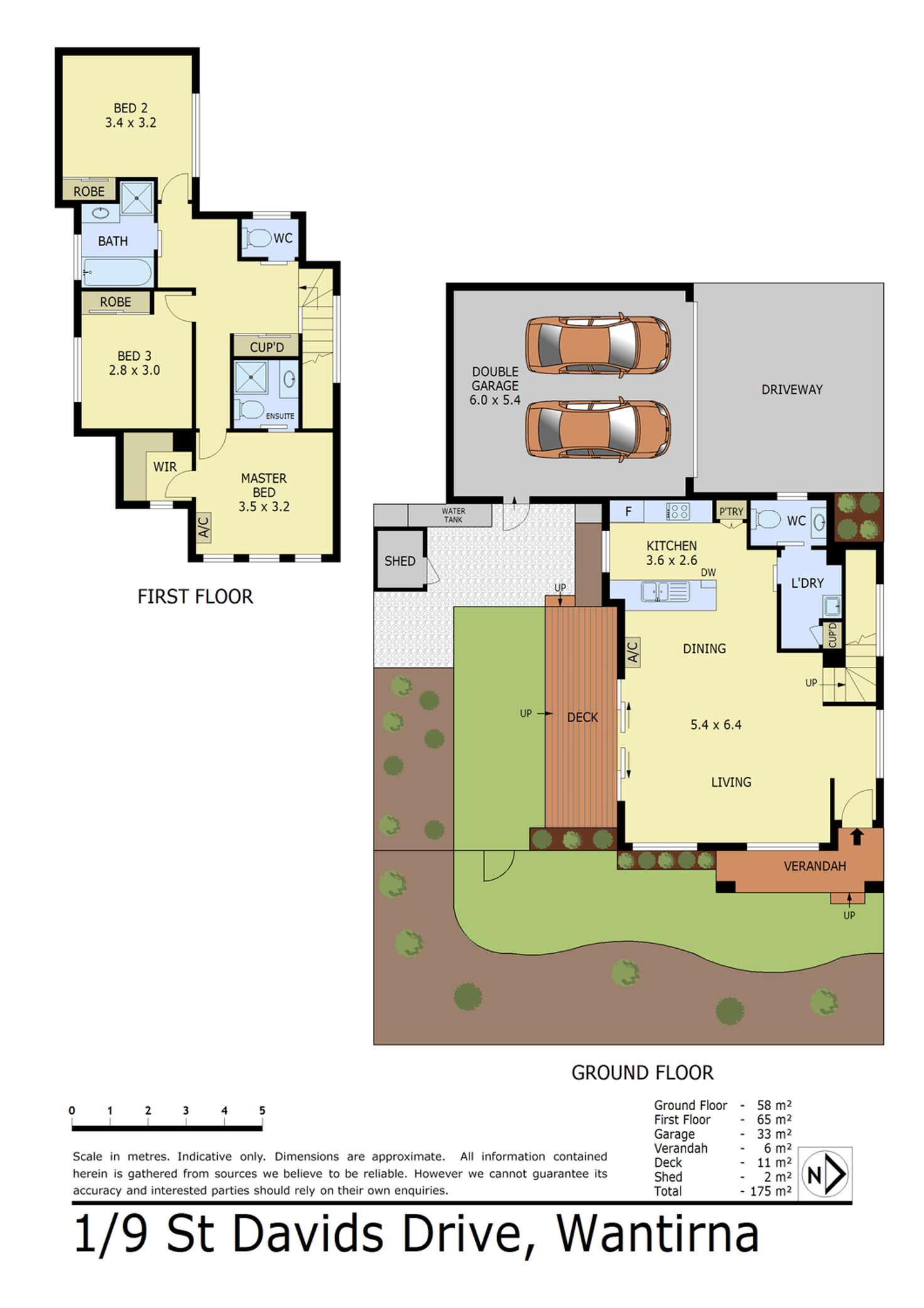Floorplan of Homely townhouse listing, 1/9 St Davids Drive, Wantirna VIC 3152