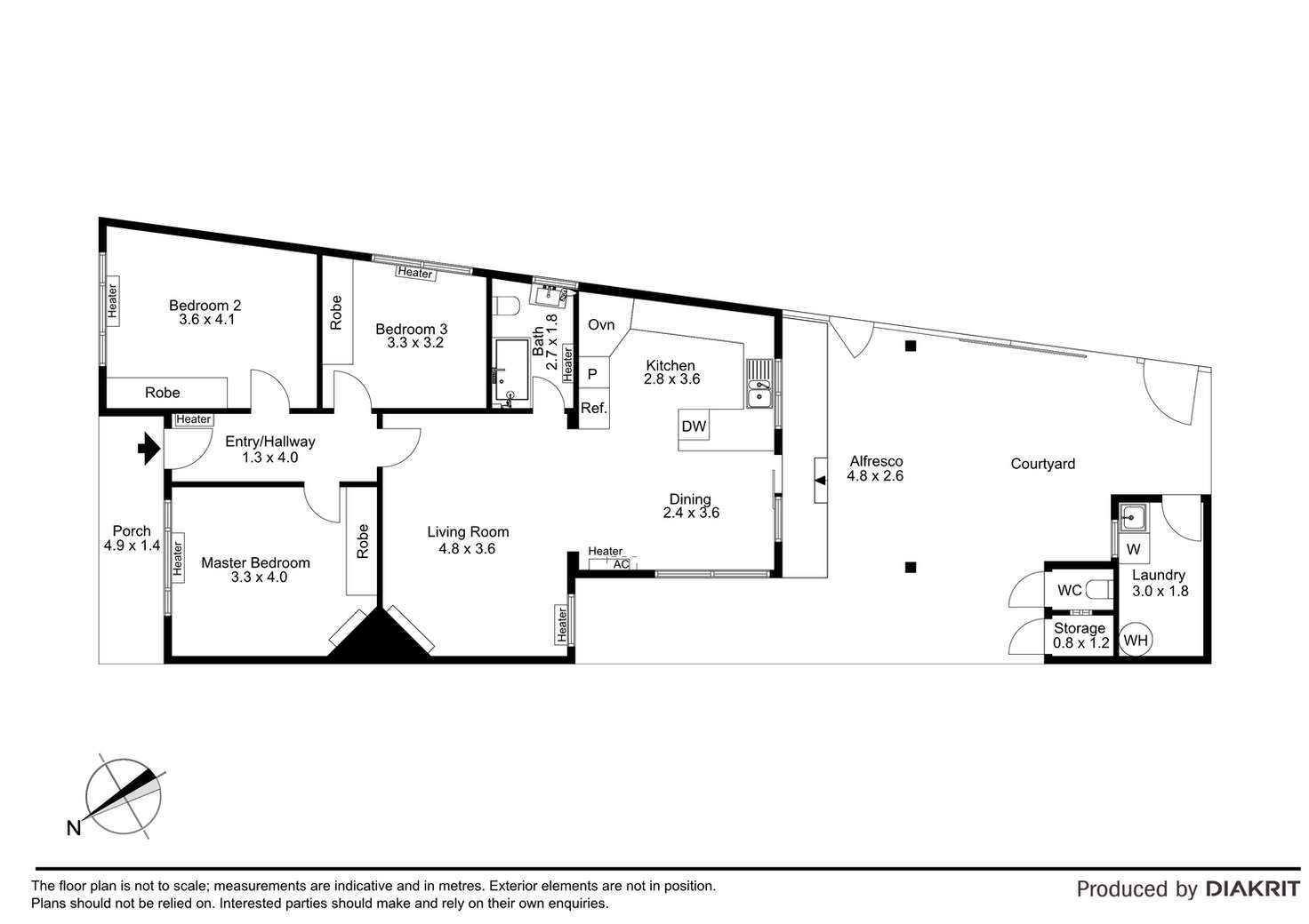 Floorplan of Homely house listing, 54 Dinsdale Street, Albert Park VIC 3206