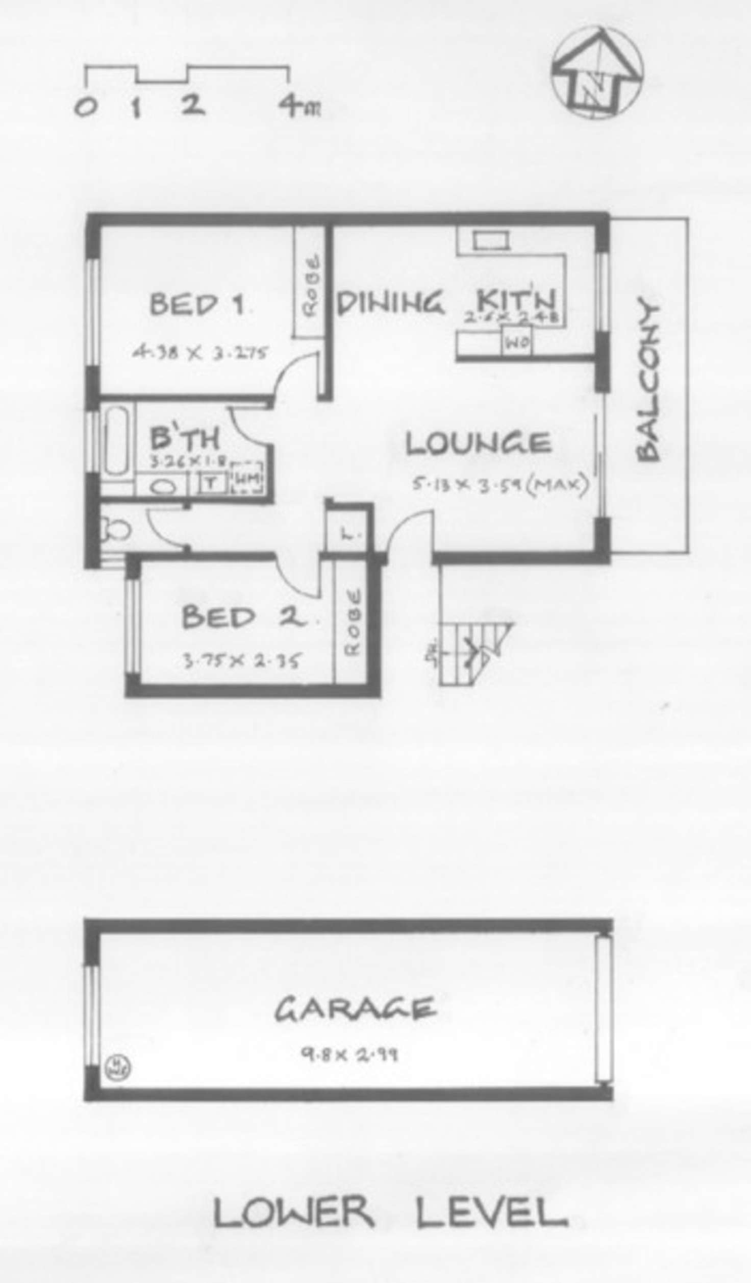 Floorplan of Homely unit listing, 3/45 Devoy Street, Ashgrove QLD 4060