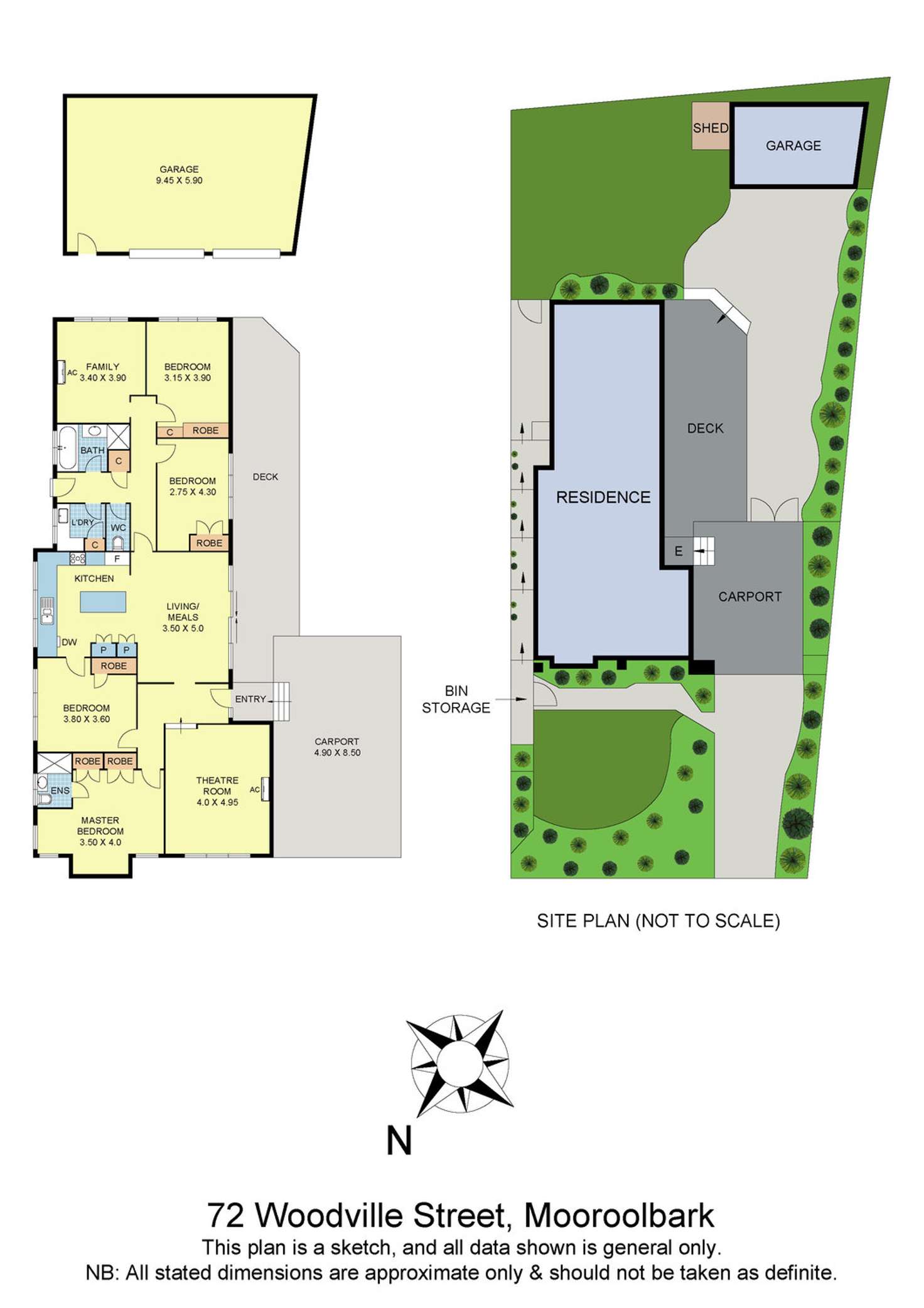 Floorplan of Homely house listing, 72 Woodville Road, Mooroolbark VIC 3138