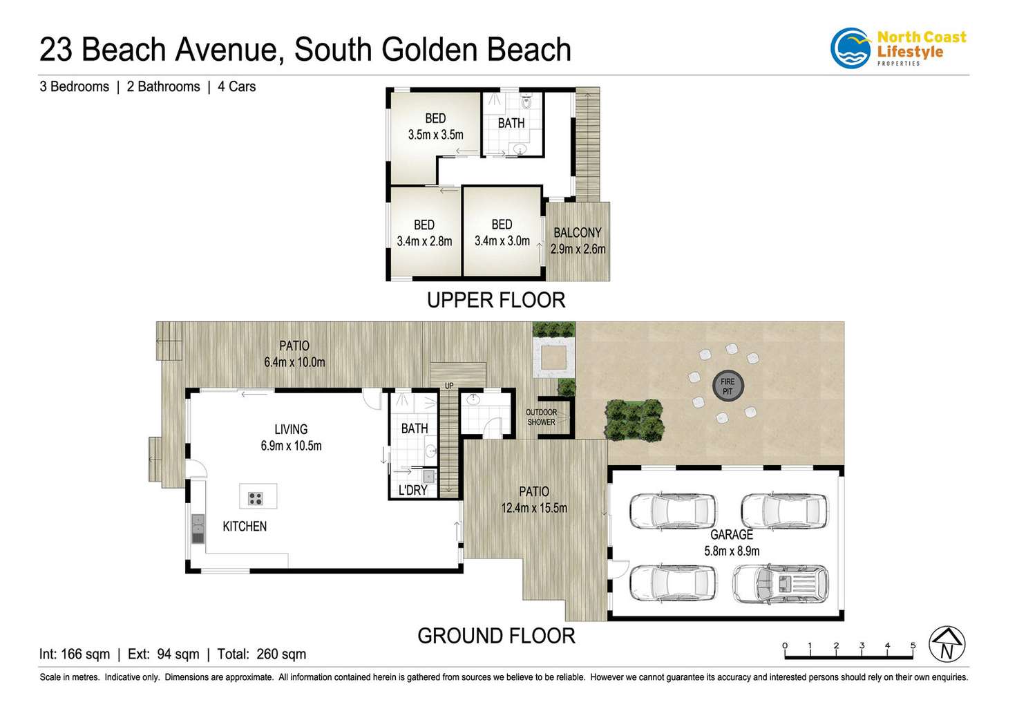 Floorplan of Homely house listing, 23 Beach Avenue, South Golden Beach NSW 2483