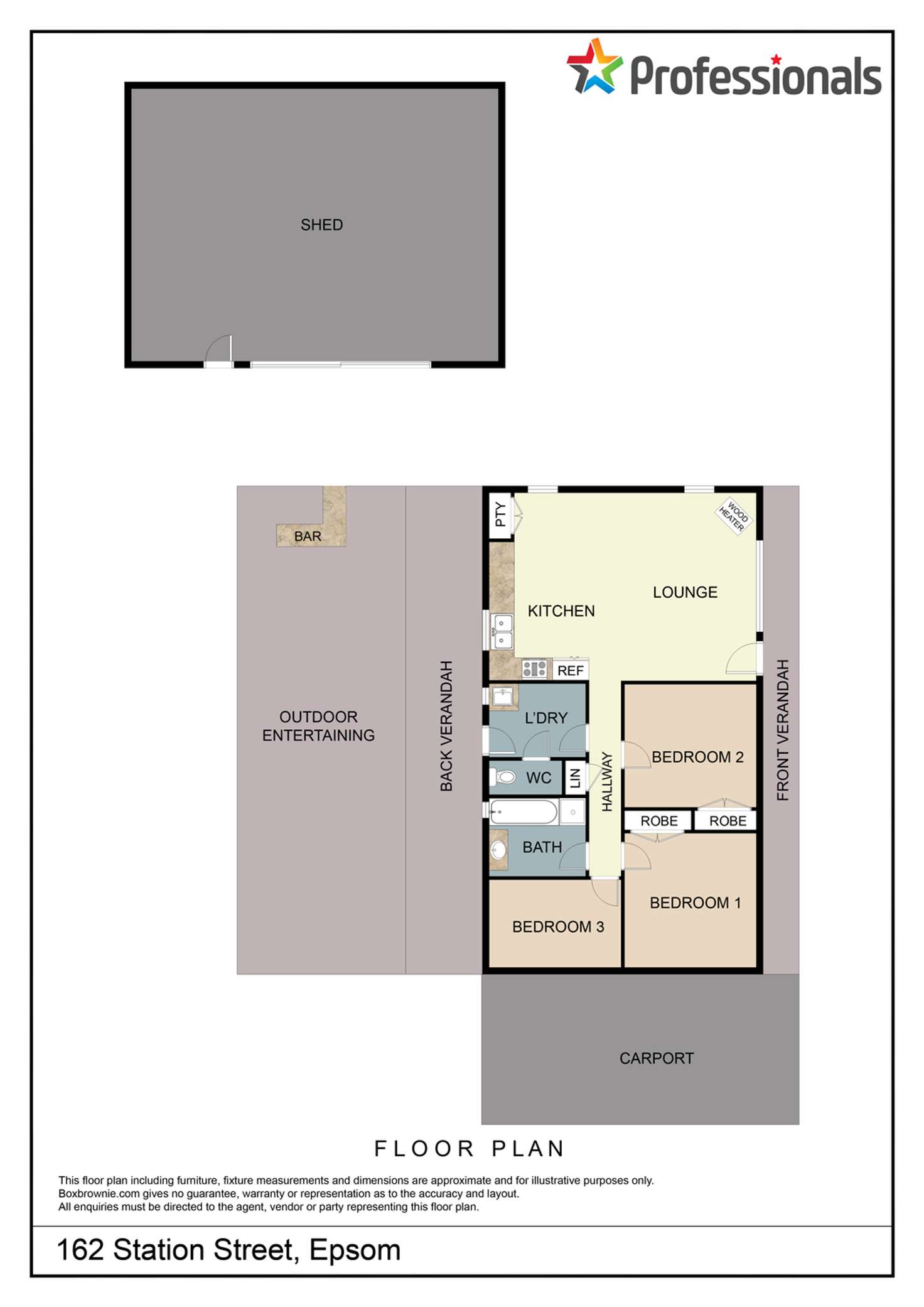 Floorplan of Homely house listing, 162 Station Street, Epsom VIC 3551