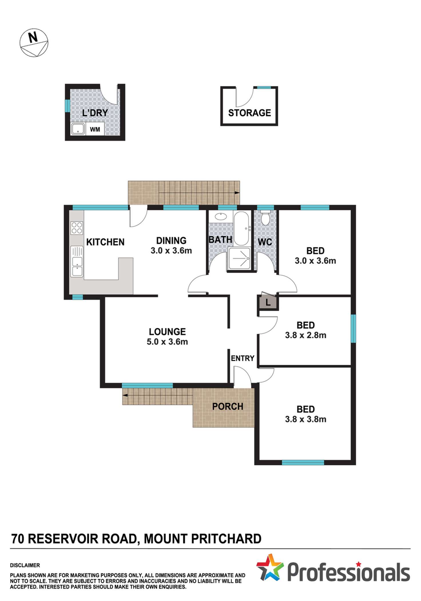 Floorplan of Homely house listing, 70 Reservoir Road, Mount Pritchard NSW 2170