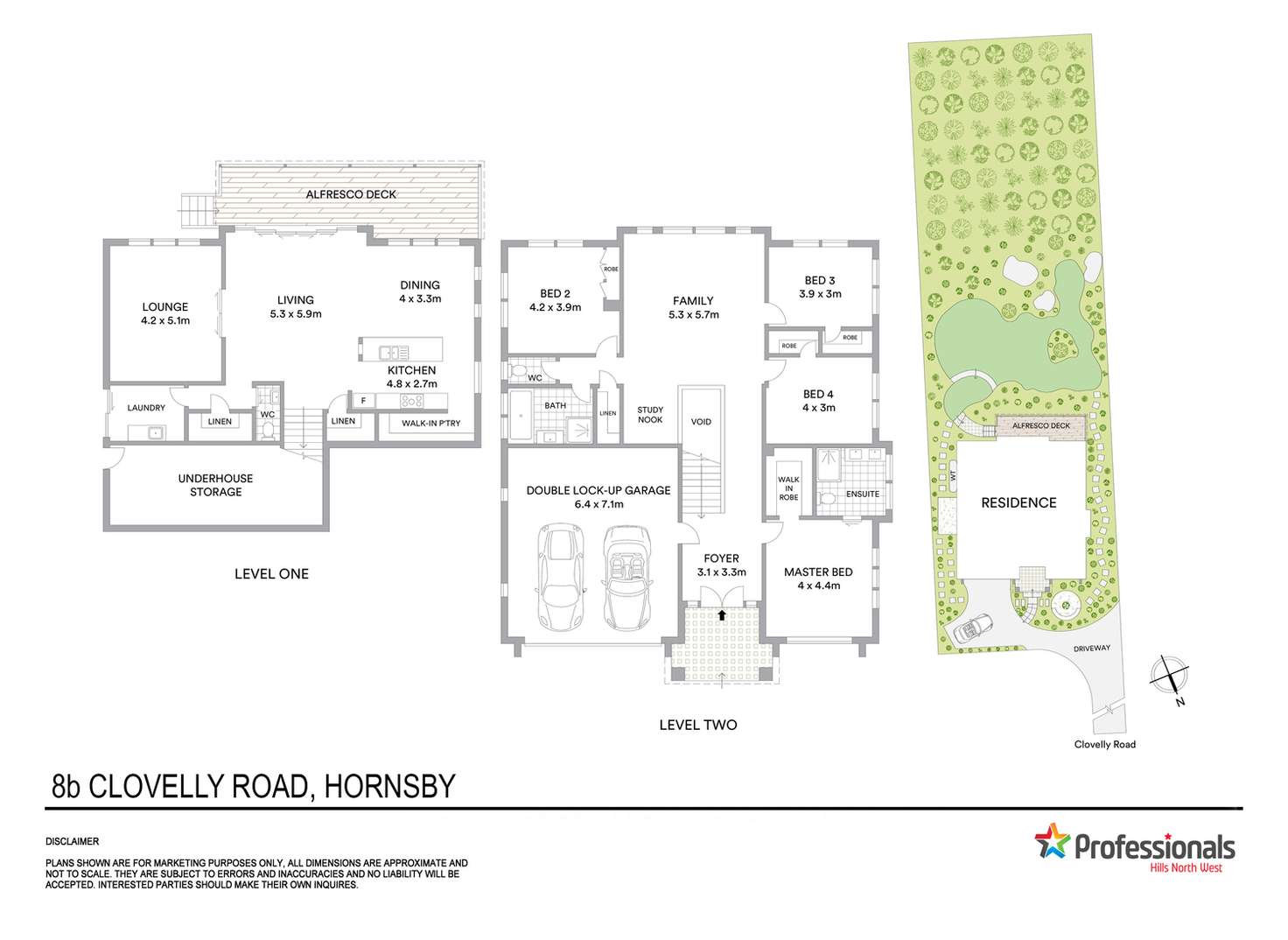 Floorplan of Homely house listing, 8b Clovelly Road, Hornsby NSW 2077