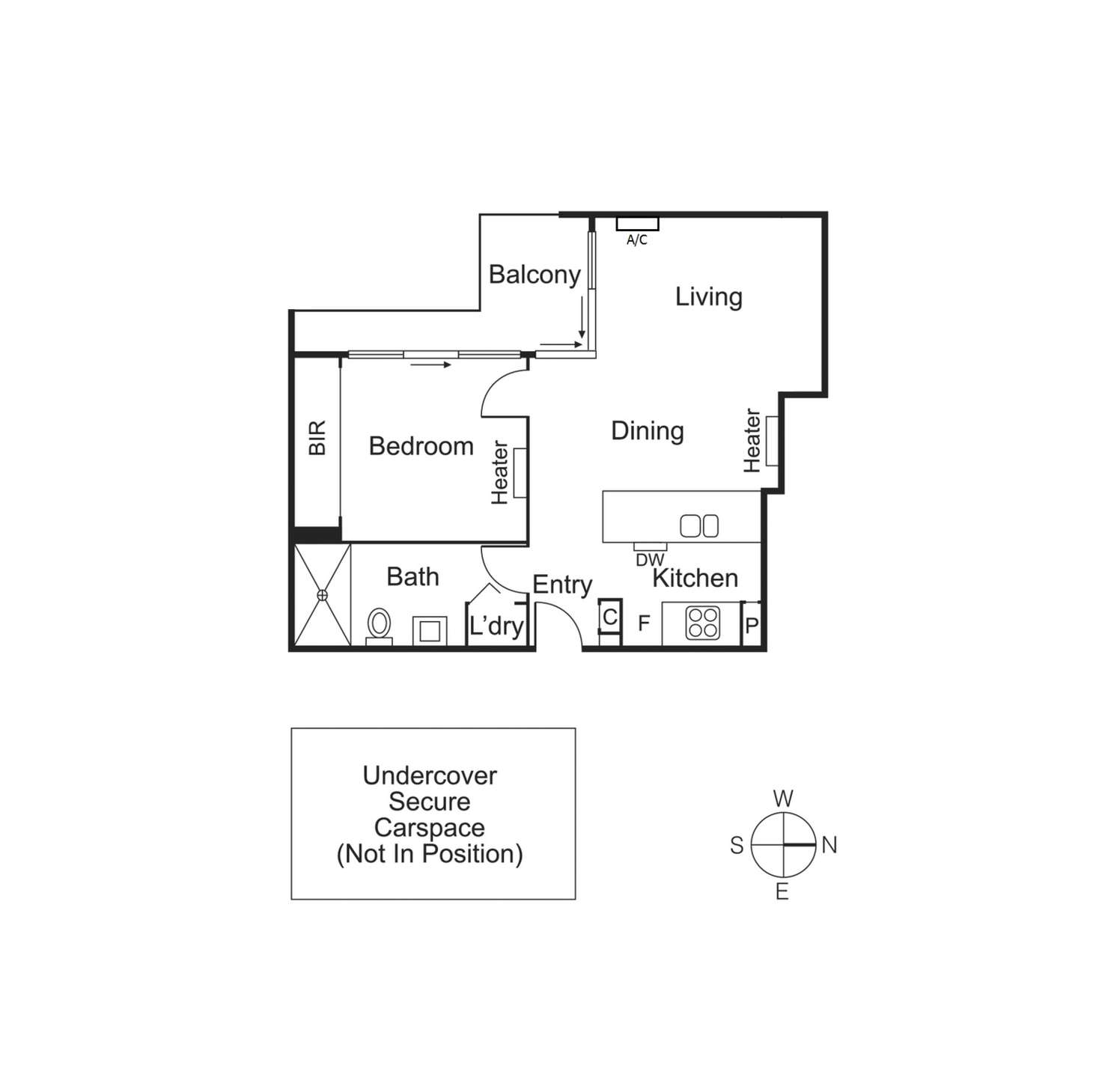 Floorplan of Homely apartment listing, 407/9 Eades Street, East Melbourne VIC 3002
