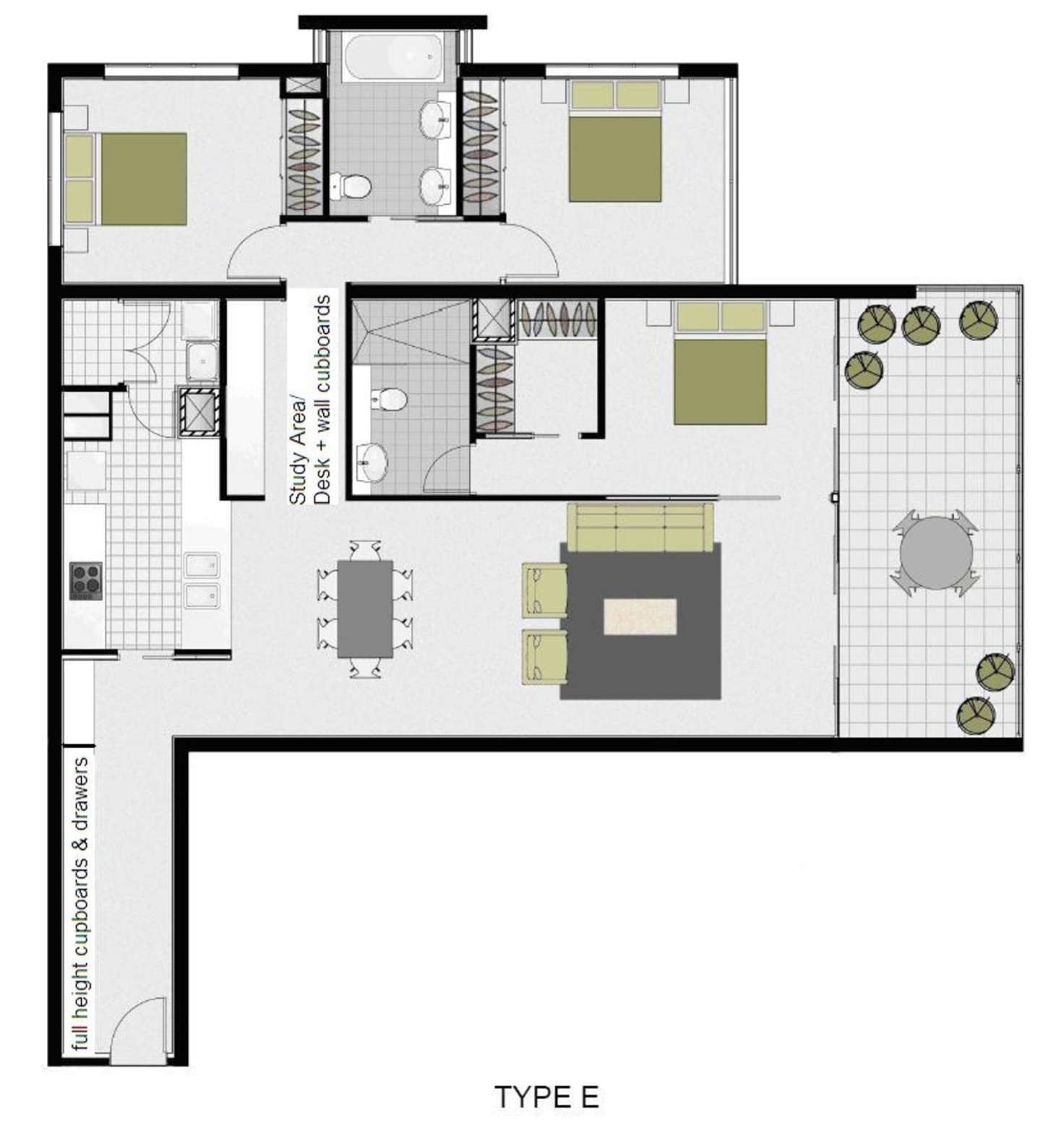 Floorplan of Homely unit listing, 16/2 Boyd Street, Woorim QLD 4507