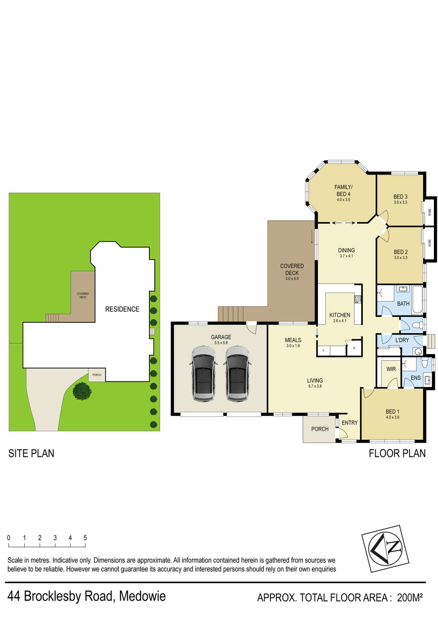 Floorplan of Homely house listing, 44 Brocklesby Road, Medowie NSW 2318