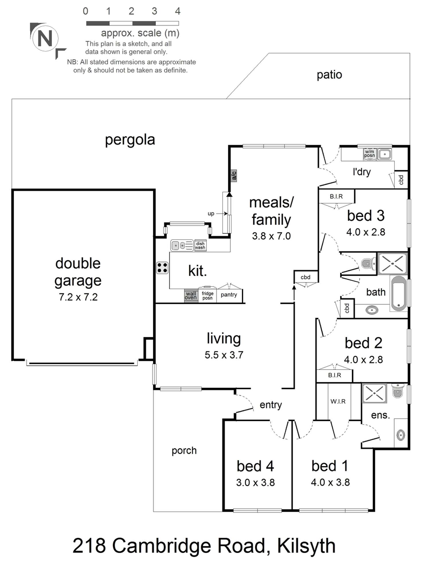 Floorplan of Homely house listing, 218 Cambridge Road, Kilsyth VIC 3137