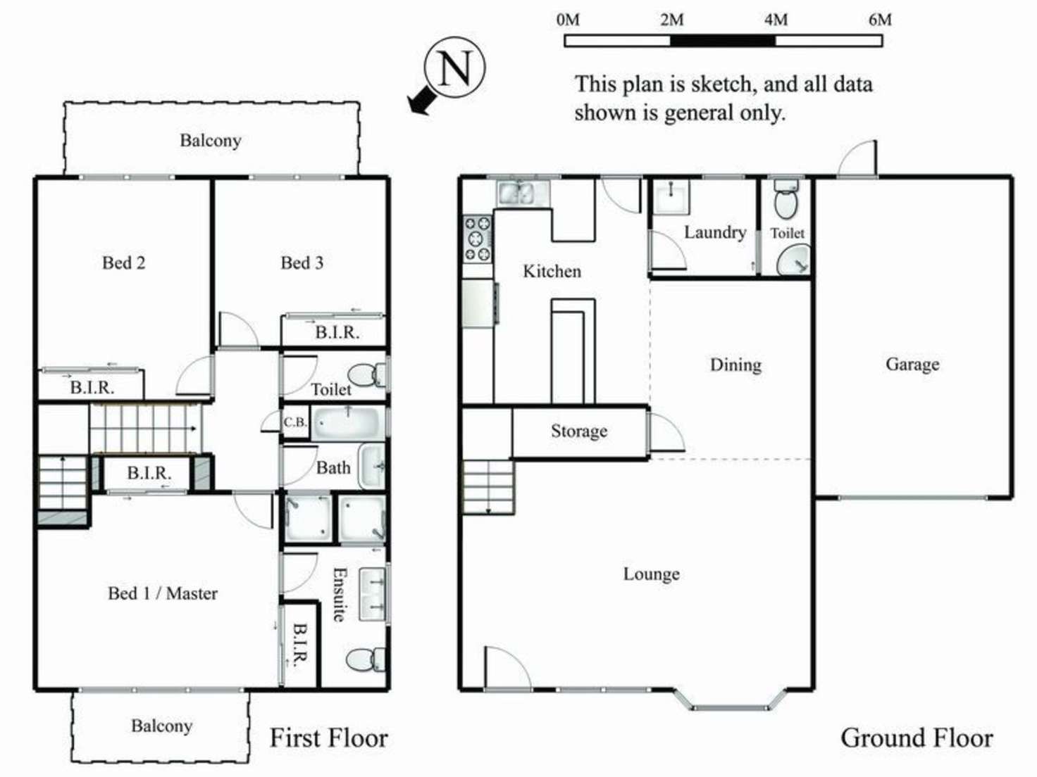 Floorplan of Homely townhouse listing, 4/246 High Street, Templestowe Lower VIC 3107