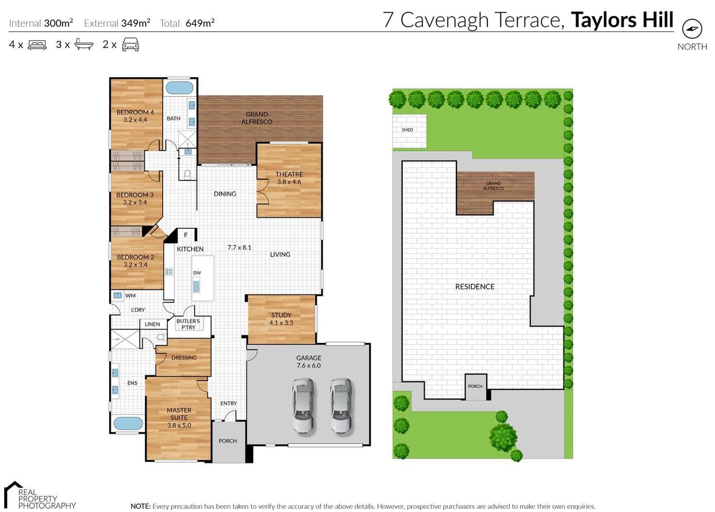 Floorplan of Homely house listing, 7 Cavenagh Terrace, Taylors Hill VIC 3037