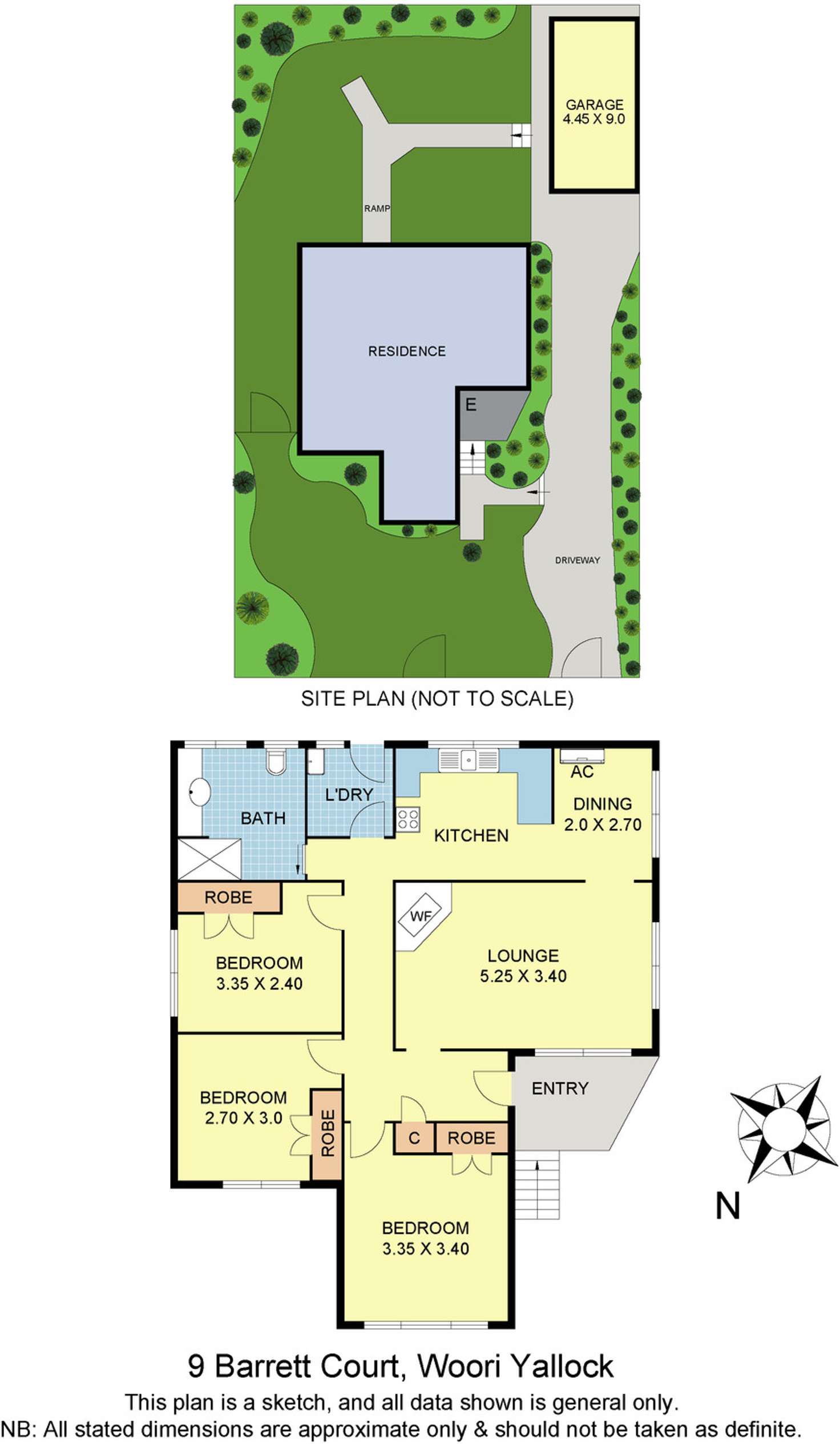 Floorplan of Homely house listing, 9 Barrett Court, Woori Yallock VIC 3139