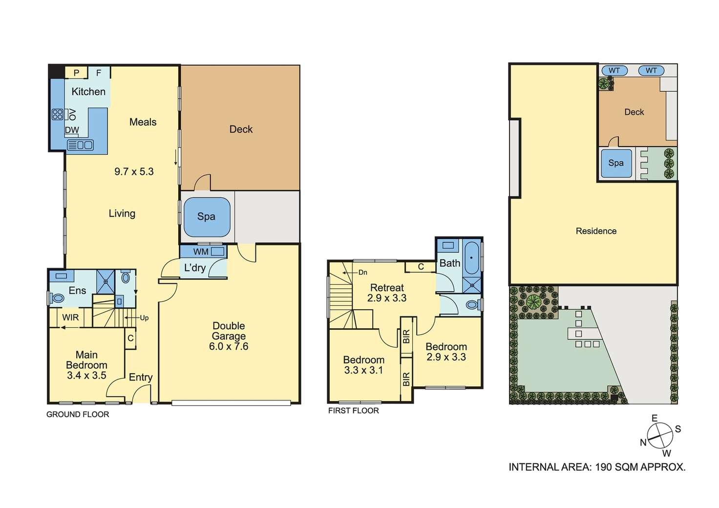 Floorplan of Homely townhouse listing, 6/19 Pach Road, Wantirna South VIC 3152