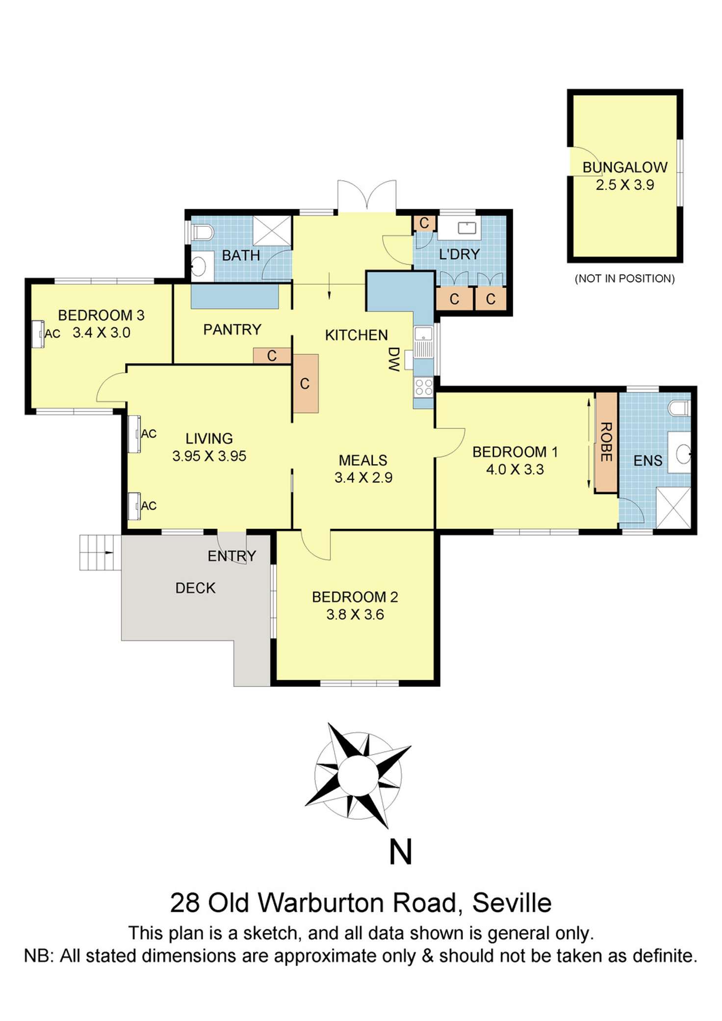 Floorplan of Homely house listing, 28 Old Warburton Road, Seville VIC 3139