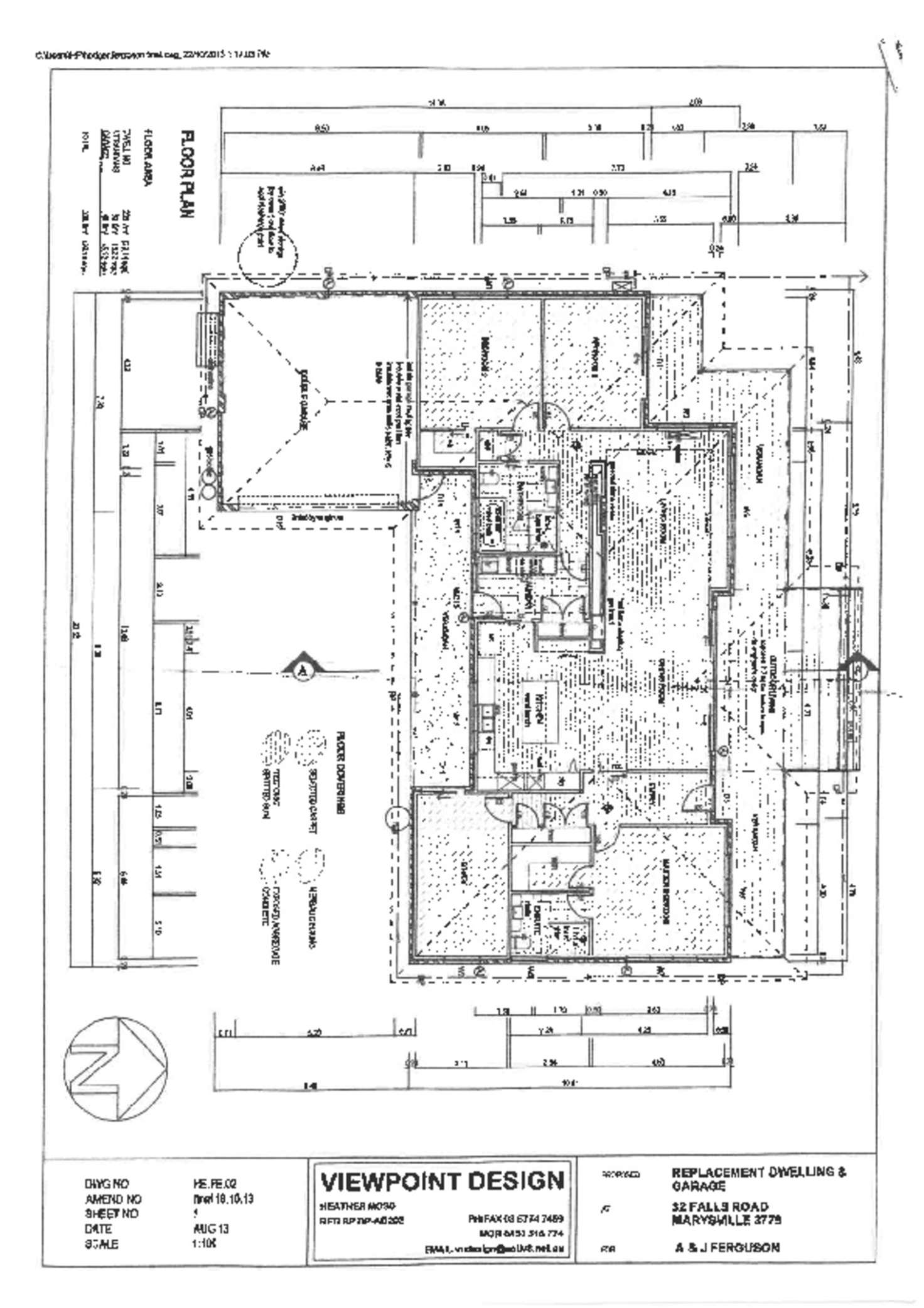 Floorplan of Homely house listing, 32 Falls Road, Marysville VIC 3779