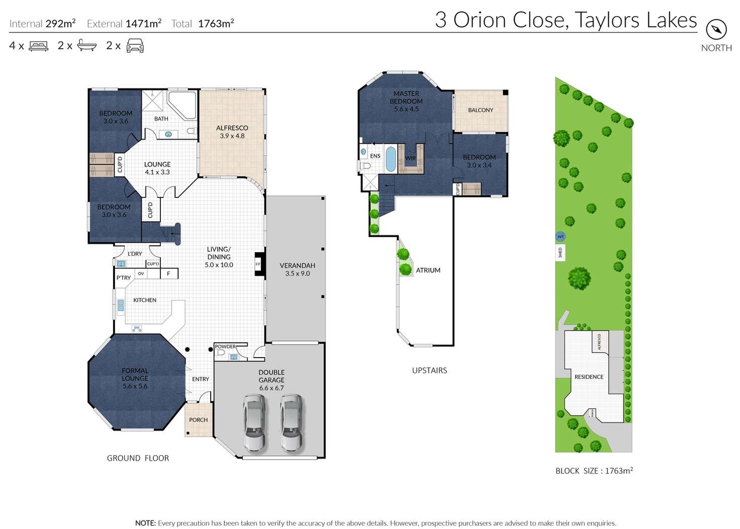 Floorplan of Homely house listing, 3 Orion Close, Taylors Lakes VIC 3038