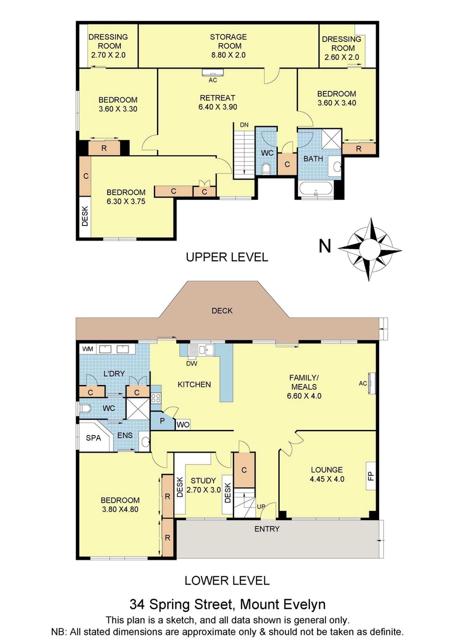 Floorplan of Homely house listing, 34 Spring Street, Mount Evelyn VIC 3796