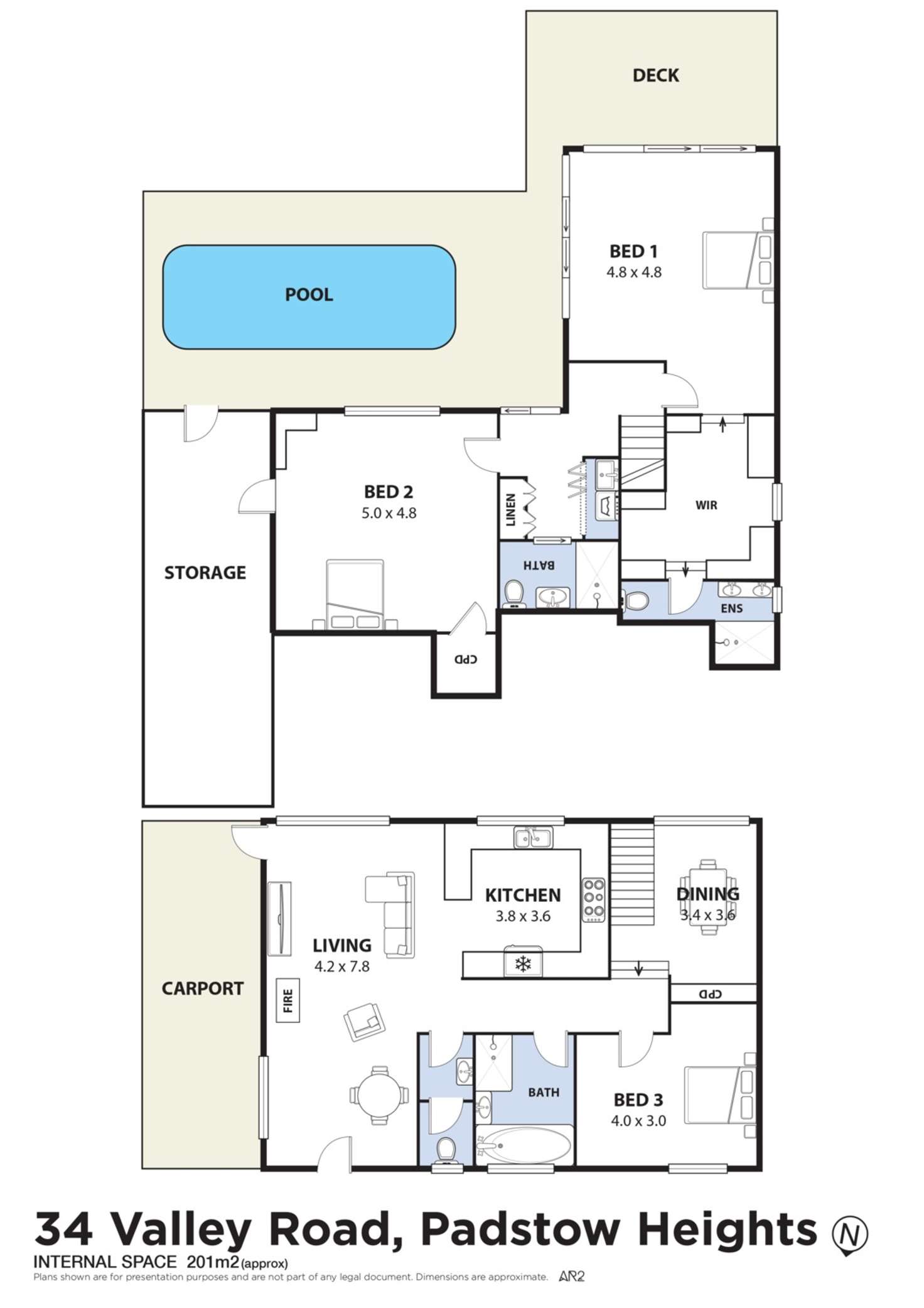 Floorplan of Homely house listing, 34 Valley Road, Padstow Heights NSW 2211