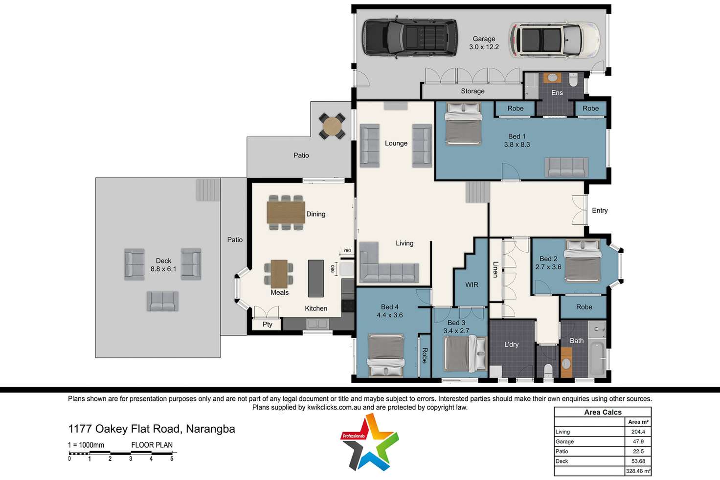 Floorplan of Homely house listing, 1177 Oakey Flat Road, Narangba QLD 4504