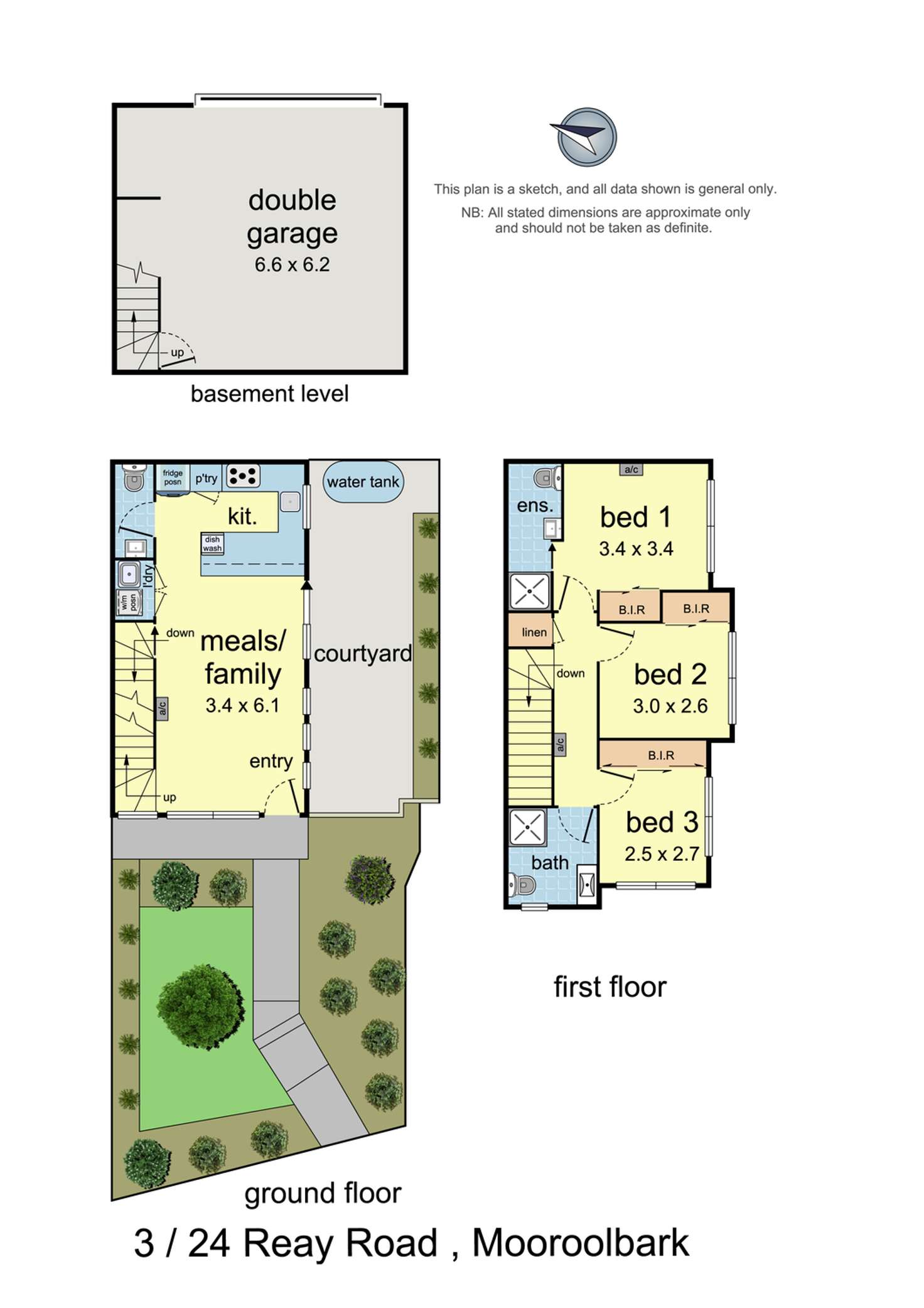 Floorplan of Homely unit listing, 1-8/24 Reay Road, Mooroolbark VIC 3138