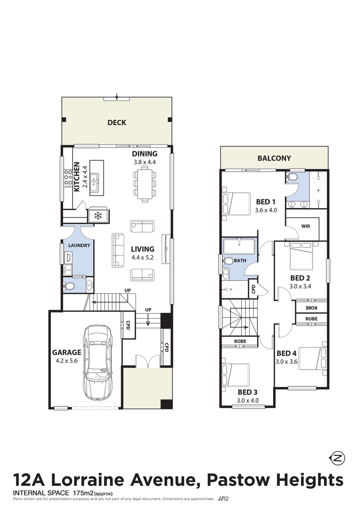 Floorplan of Homely semiDetached listing, 12A Lorraine Avenue, Padstow Heights NSW 2211