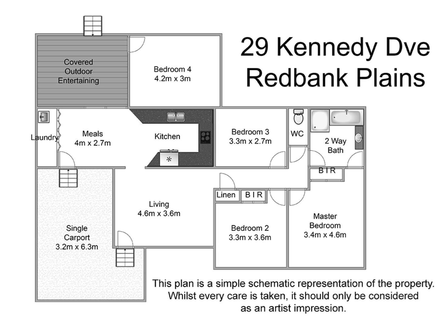 Floorplan of Homely house listing, 29 Kennedy Drive, Redbank Plains QLD 4301