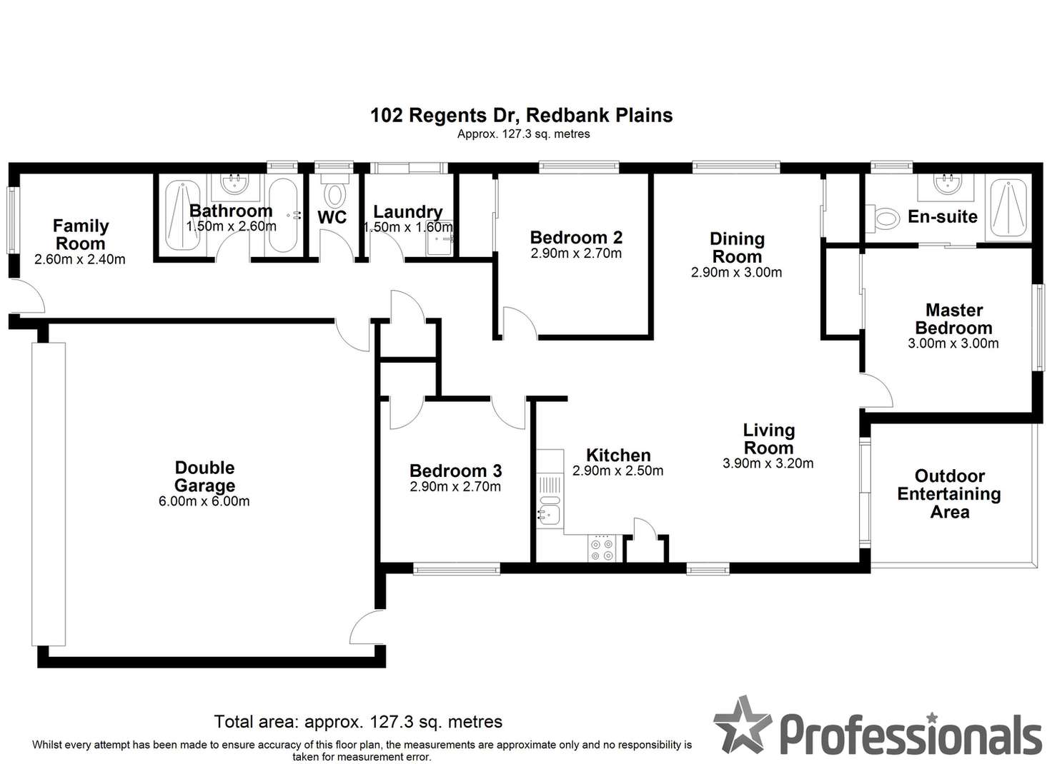 Floorplan of Homely house listing, 102 Regents Drive, Redbank Plains QLD 4301