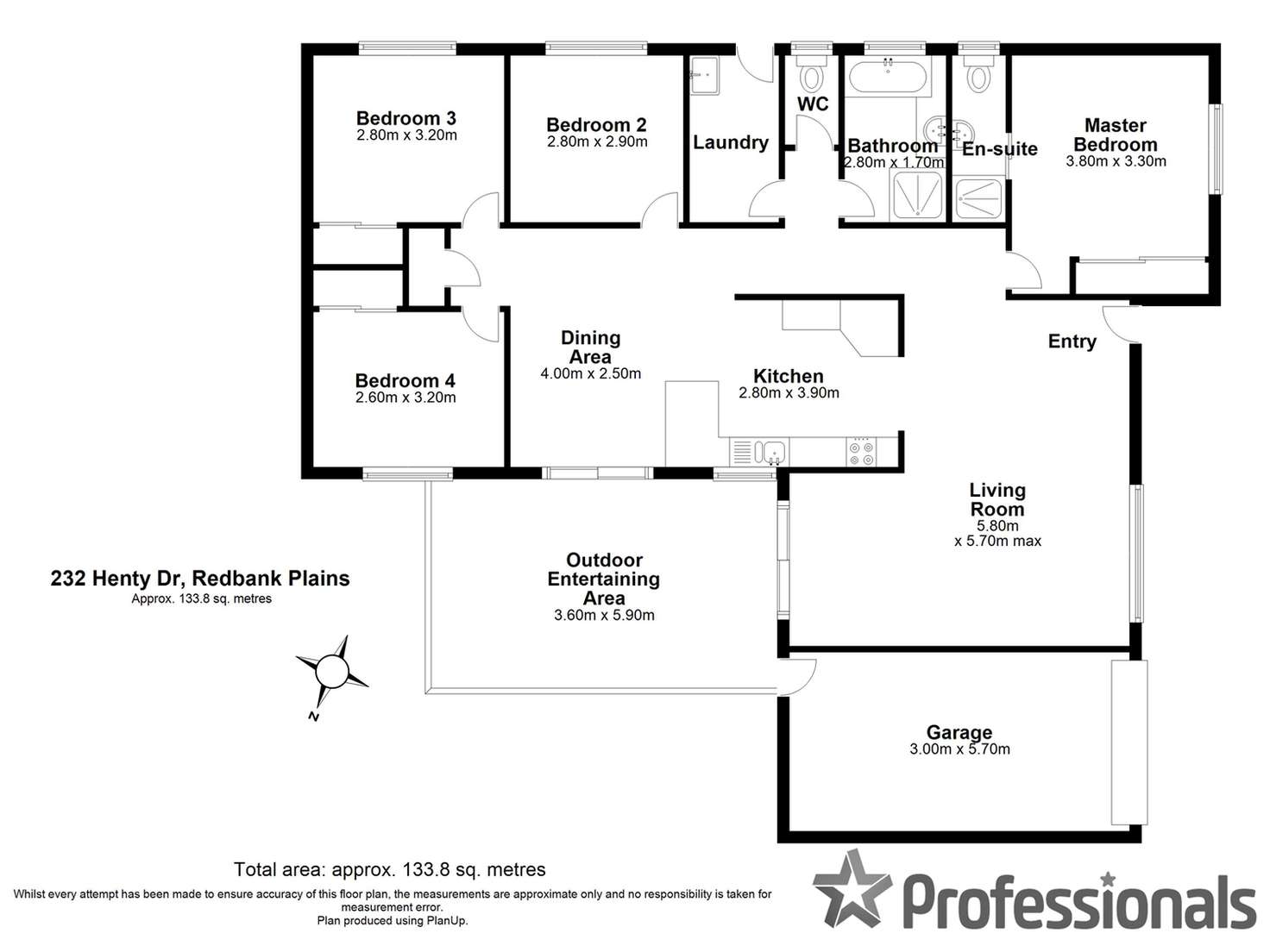 Floorplan of Homely house listing, 232 Henty Drive, Redbank Plains QLD 4301