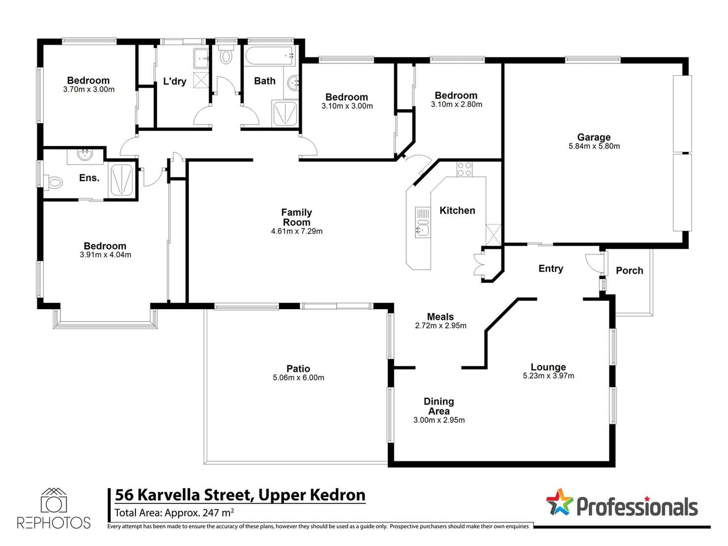 Floorplan of Homely house listing, 56 Karvella Street, Upper Kedron QLD 4055
