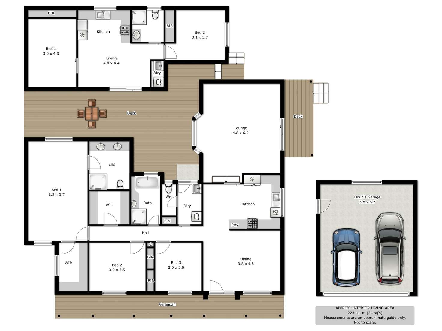 Floorplan of Homely house listing, 35 Gayview Drive, Wodonga VIC 3690