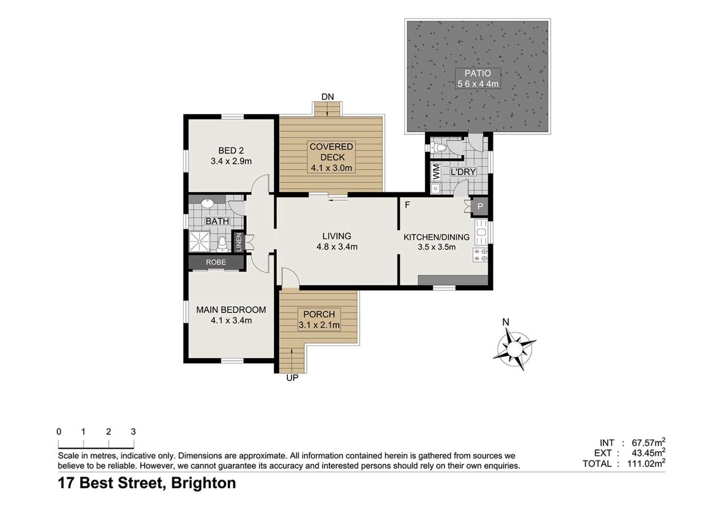 Floorplan of Homely house listing, 17 Best Street, Brighton QLD 4017