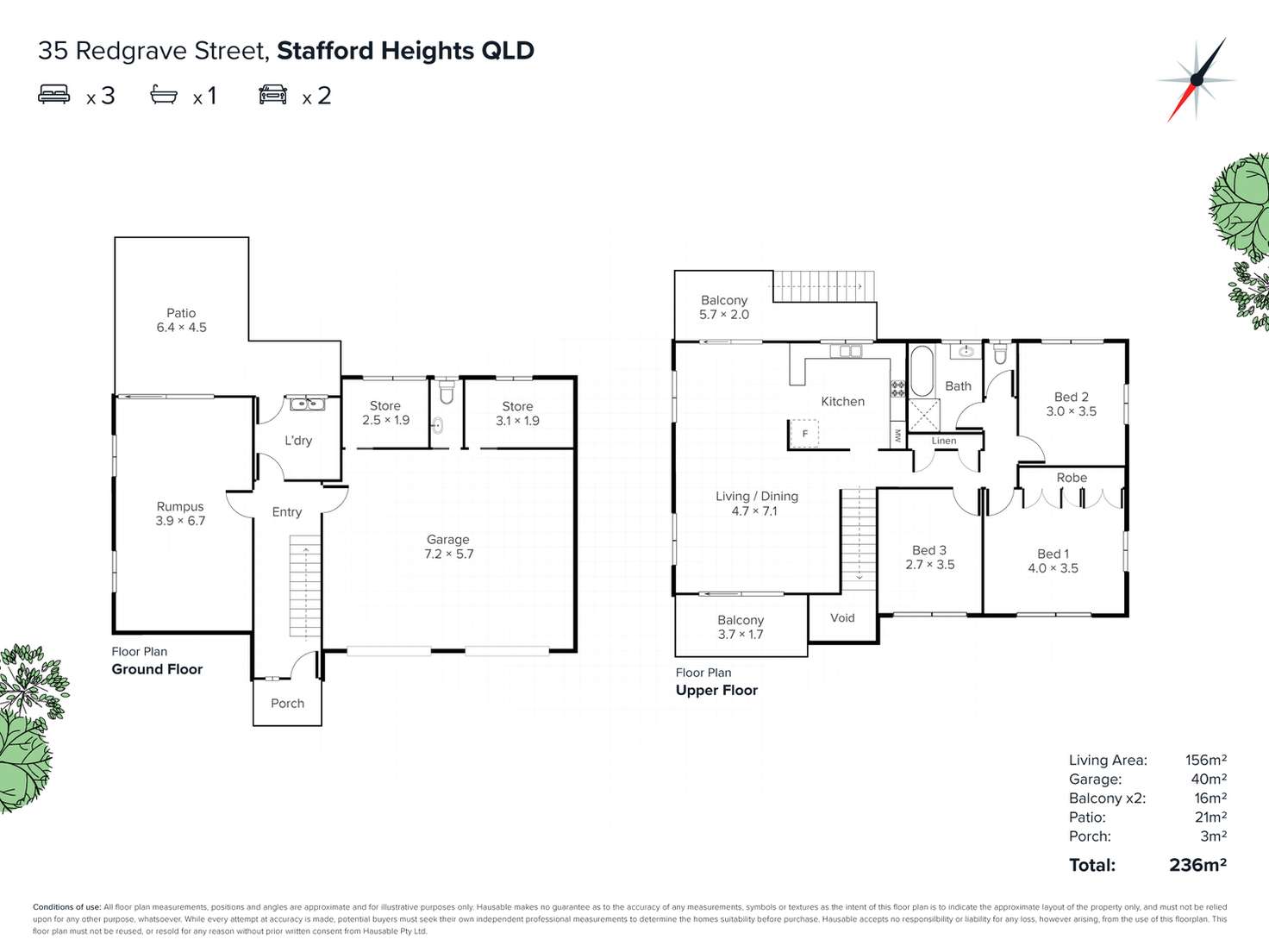 Floorplan of Homely house listing, 35 Redgrave Street, Stafford Heights QLD 4053