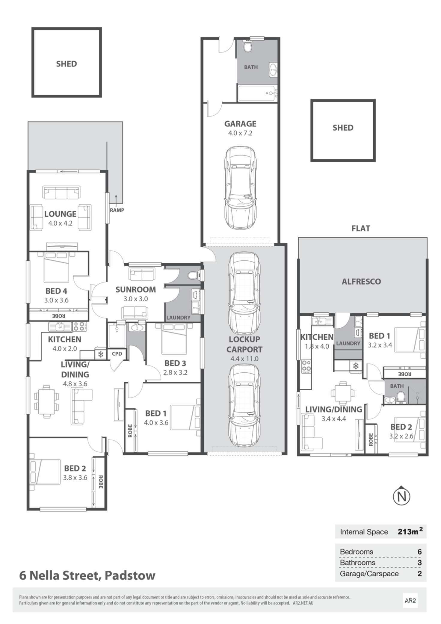 Floorplan of Homely house listing, 6 Nella Street, Padstow NSW 2211