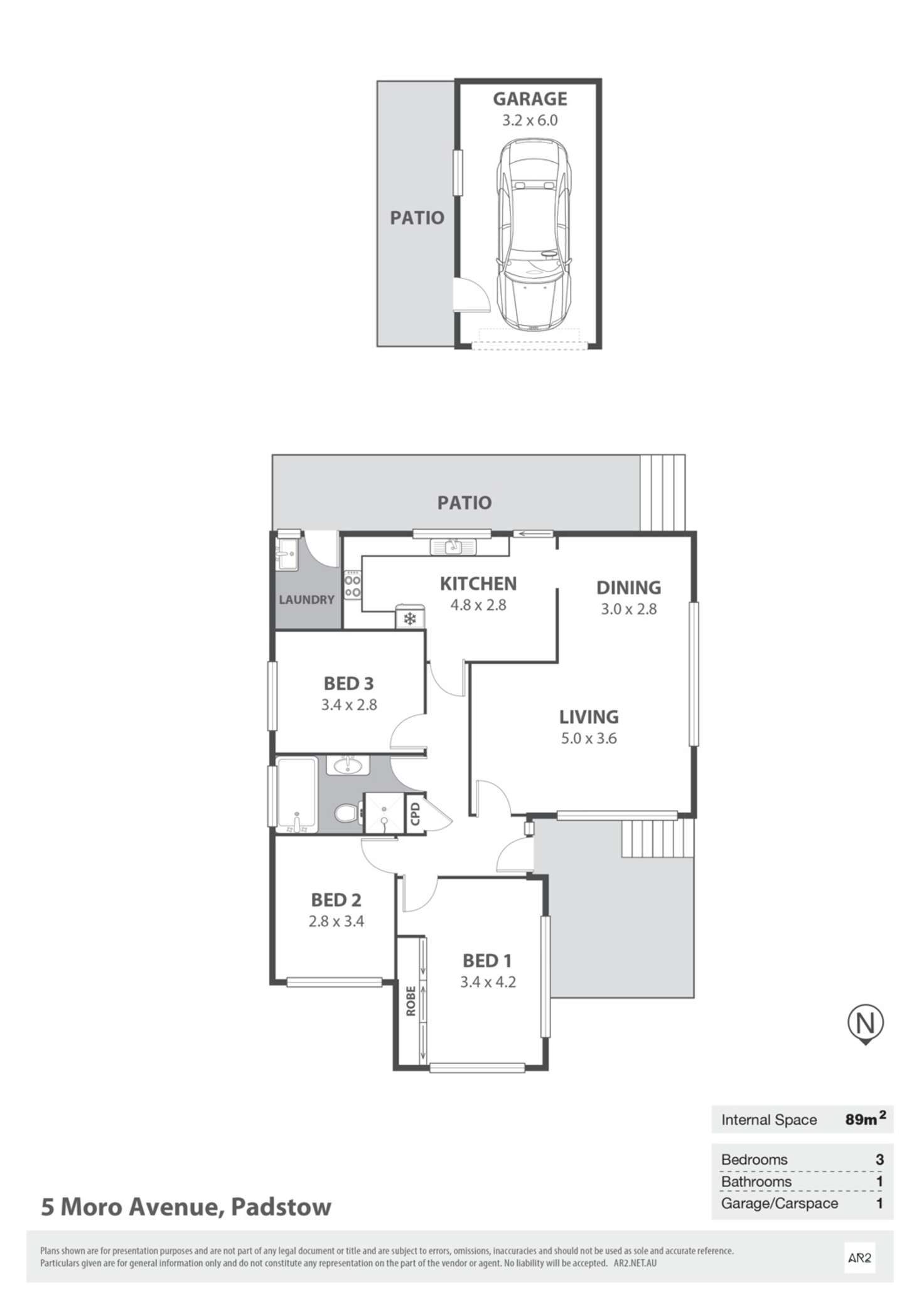 Floorplan of Homely house listing, 5 Moro Avenue, Padstow NSW 2211