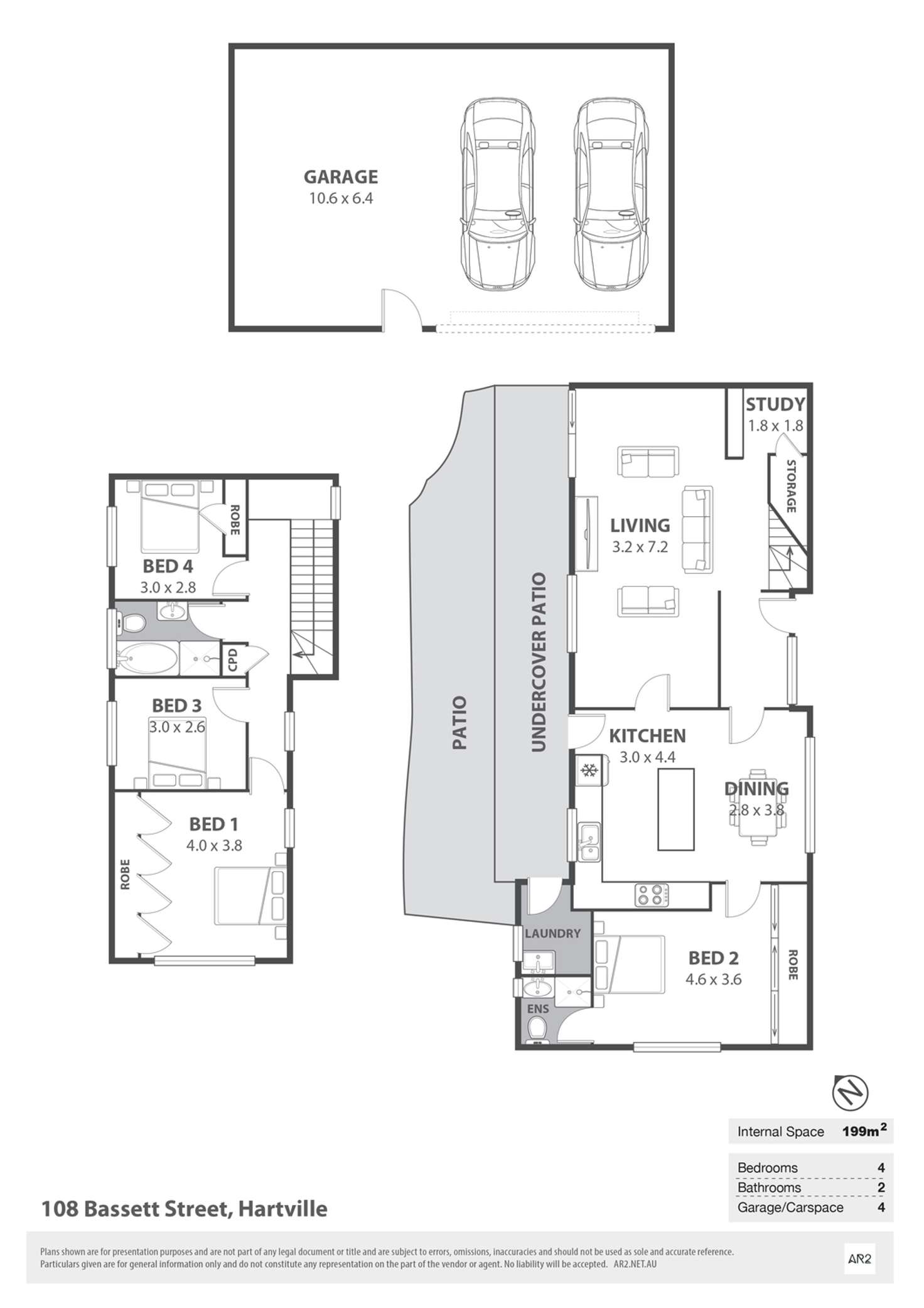 Floorplan of Homely house listing, 108 Bassett Street, Hurstville NSW 2220