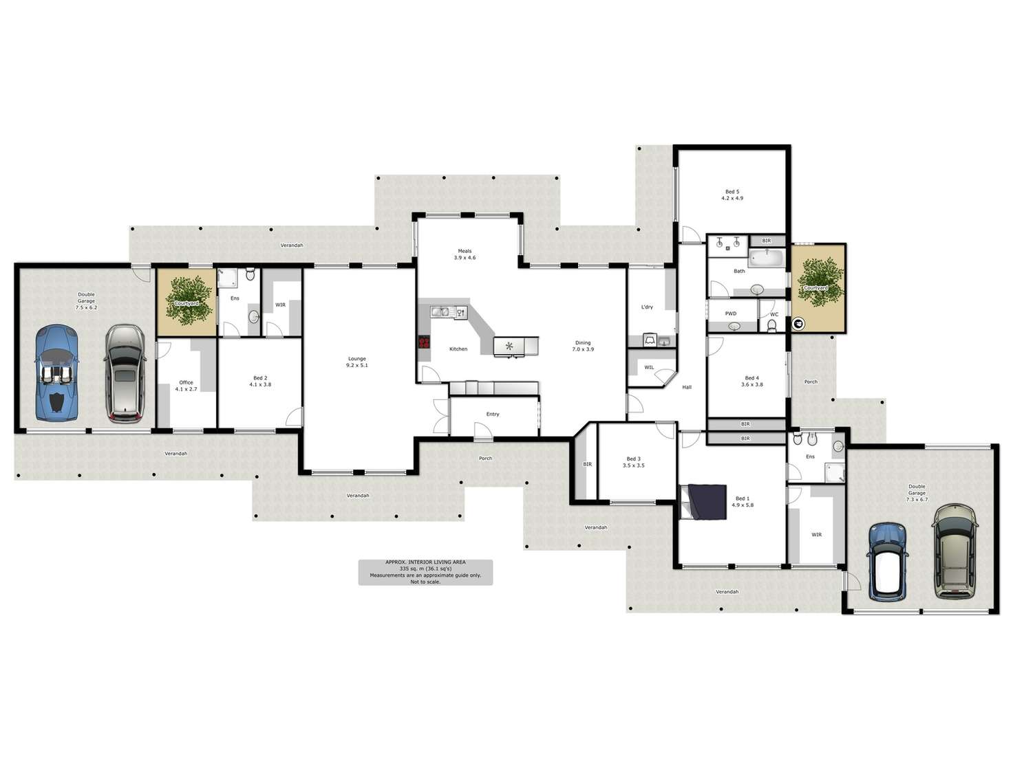 Floorplan of Homely house listing, 7 Glen Avon Terrace, Wodonga VIC 3690