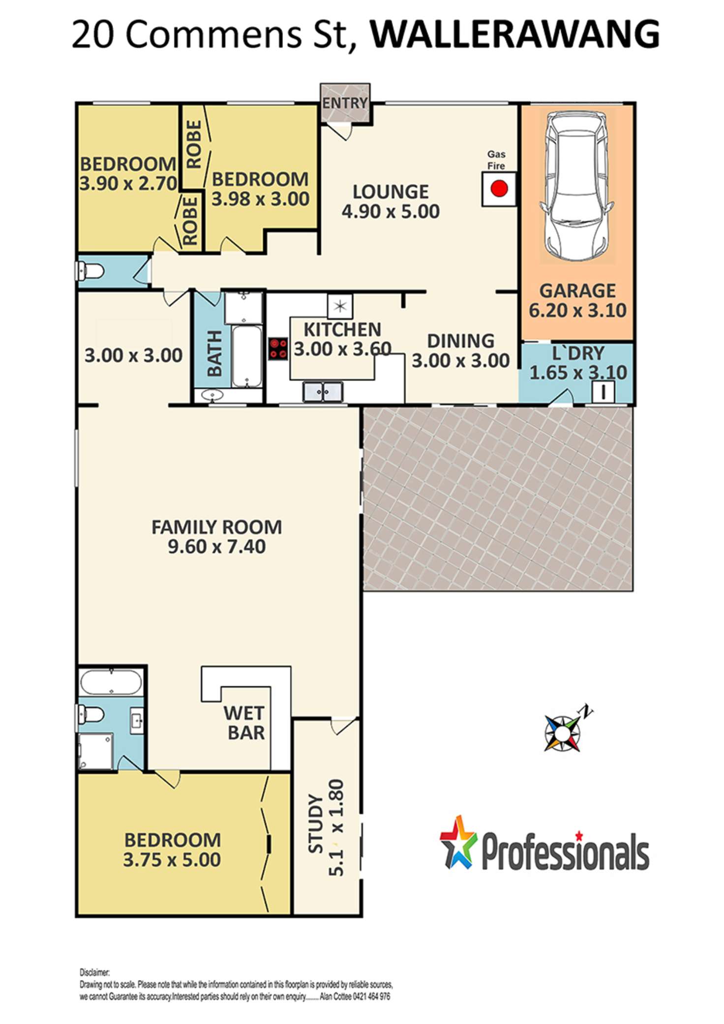 Floorplan of Homely house listing, 20 Commens Street, Wallerawang NSW 2845