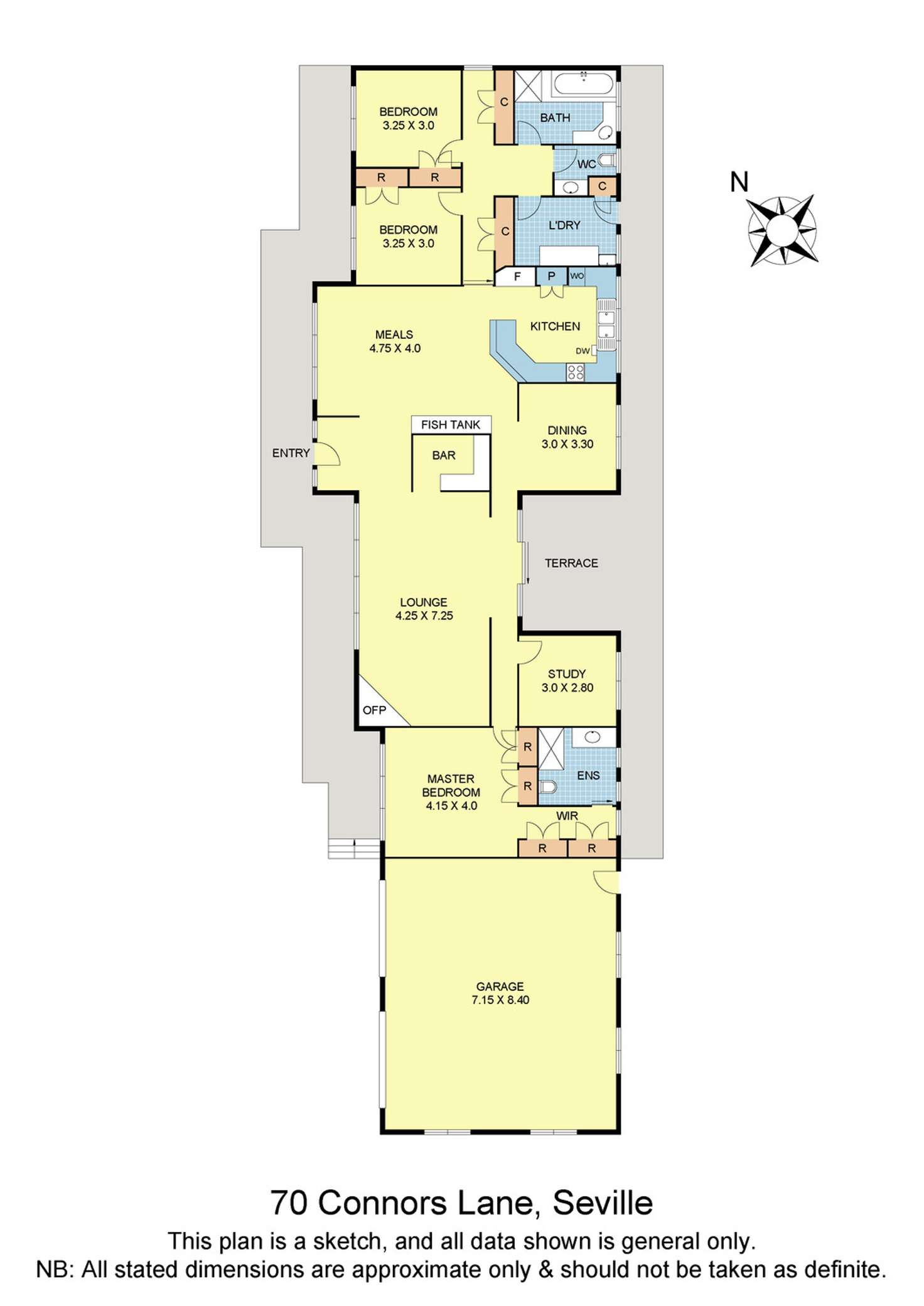 Floorplan of Homely house listing, 70 Connors Lane, Seville VIC 3139