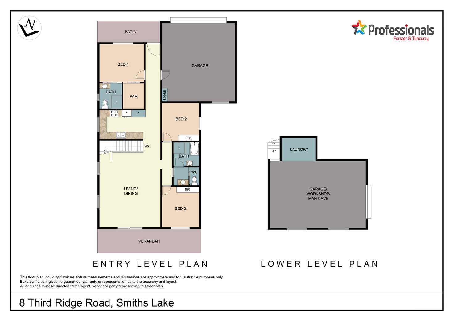 Floorplan of Homely house listing, 8 Third Ridge Road, Smiths Lake NSW 2428