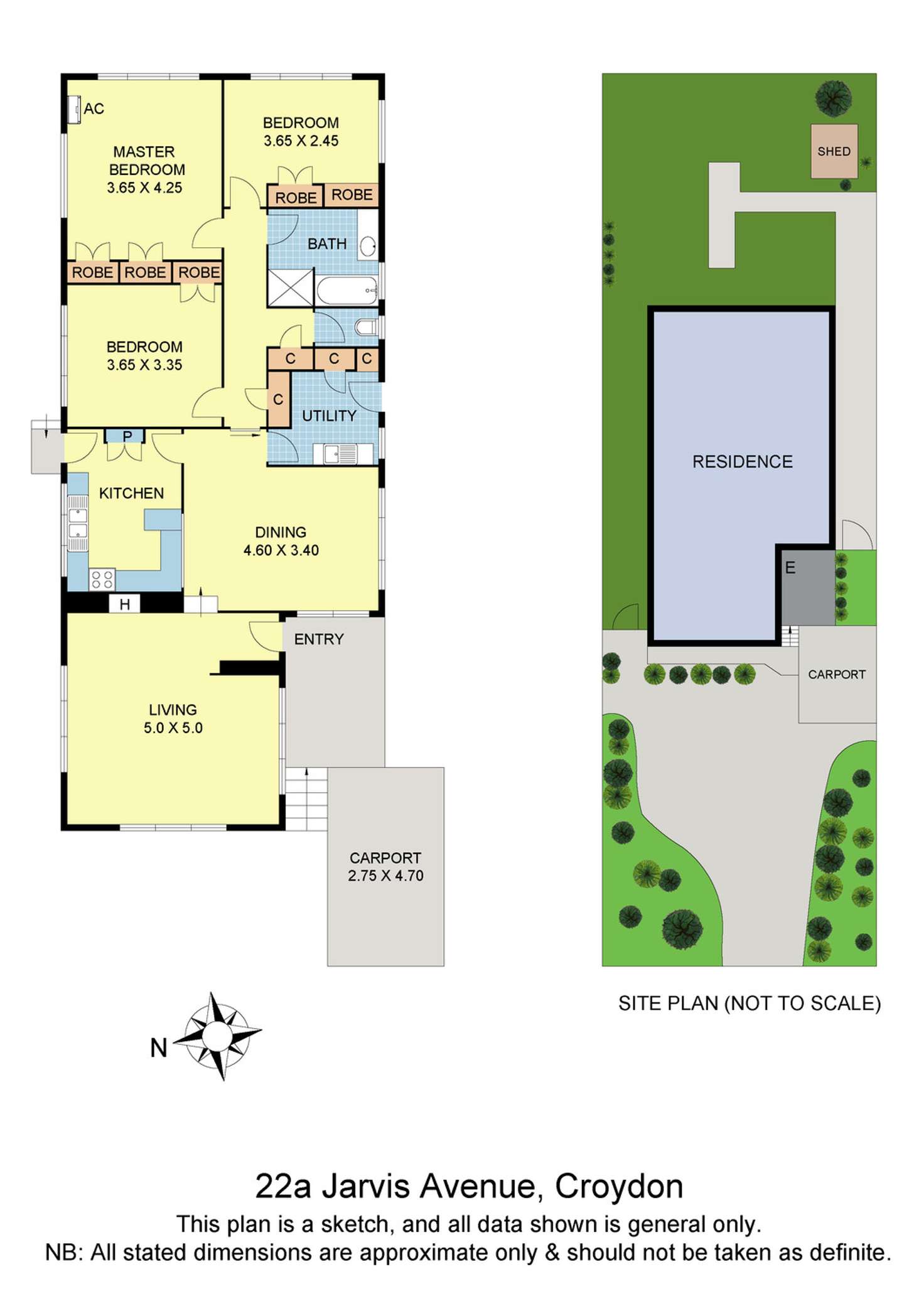 Floorplan of Homely house listing, 22A Jarvis Avenue, Croydon VIC 3136