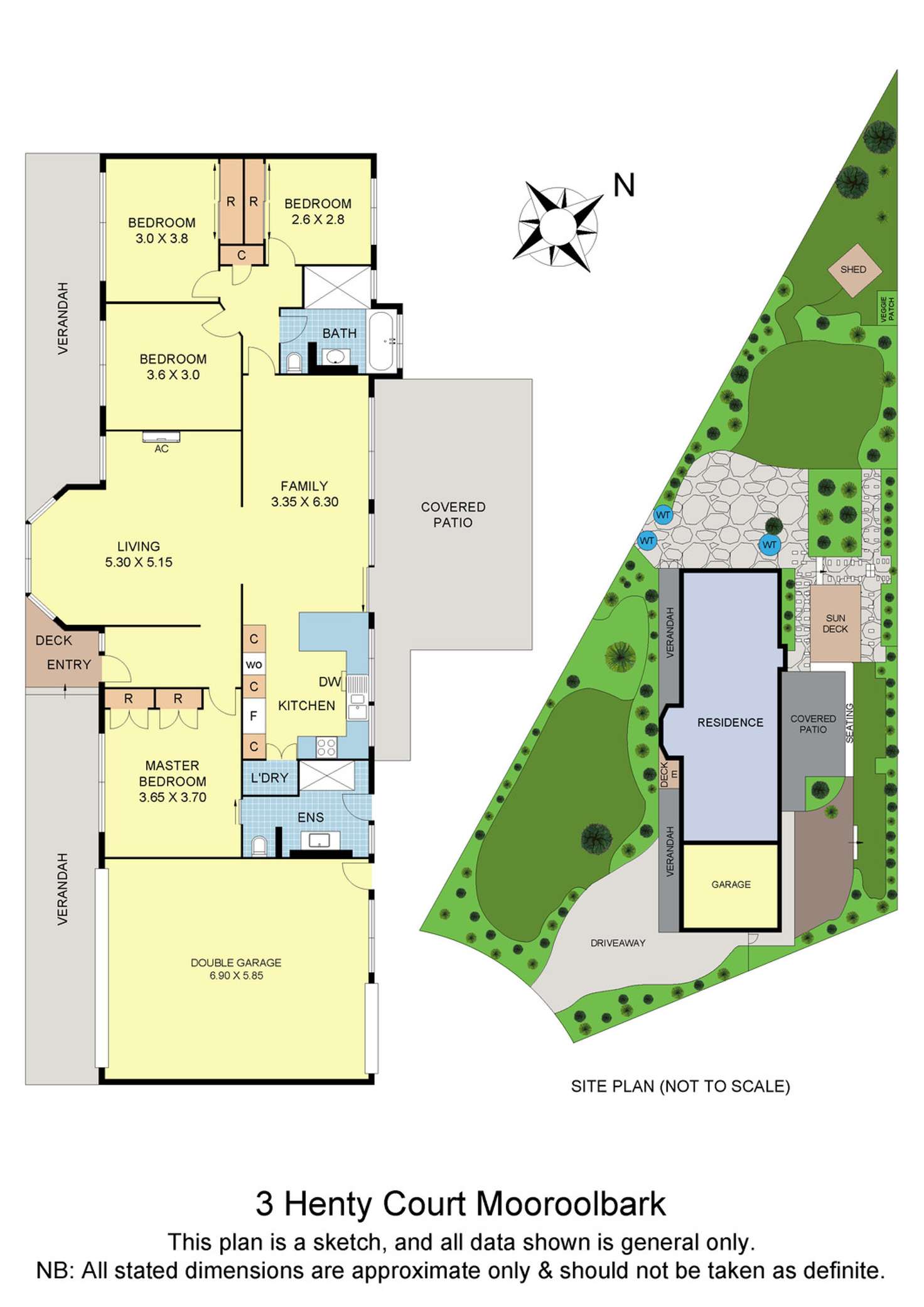 Floorplan of Homely house listing, 3 Henty Court, Mooroolbark VIC 3138