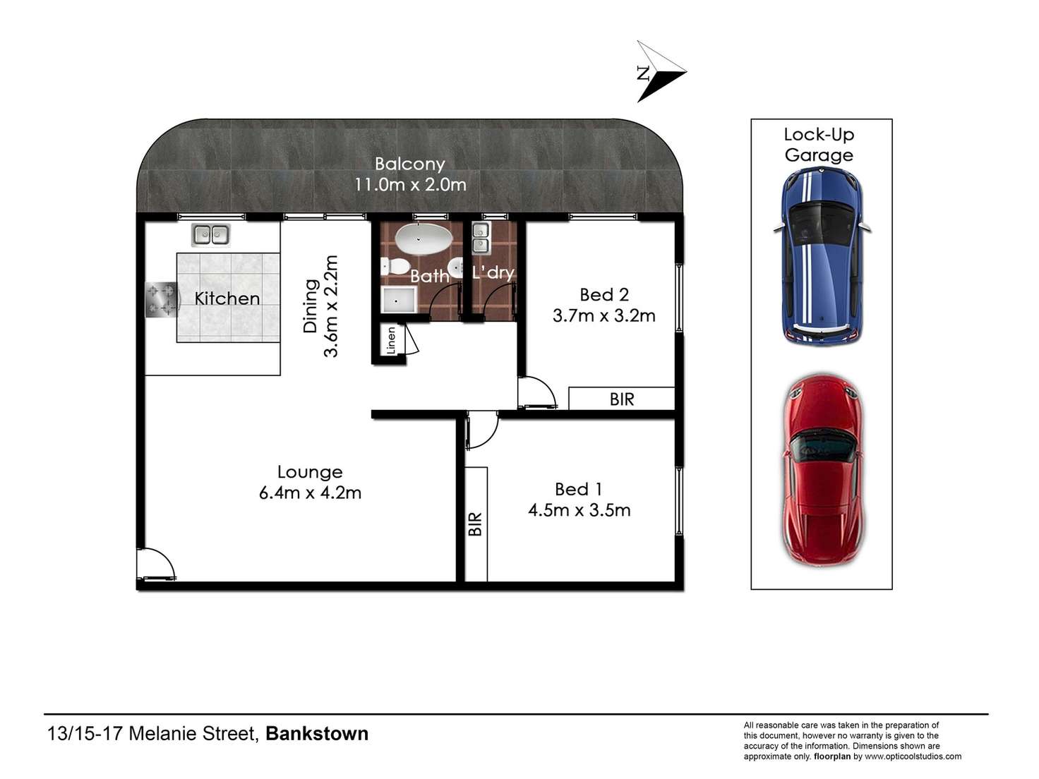 Floorplan of Homely apartment listing, 13/15-17 Melanie Street, Bankstown NSW 2200