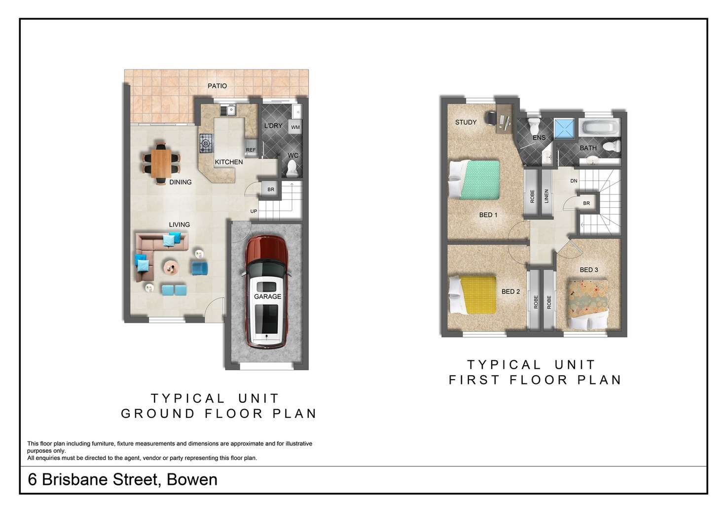Floorplan of Homely house listing, 12/6 Brisbane Street, Bowen QLD 4805
