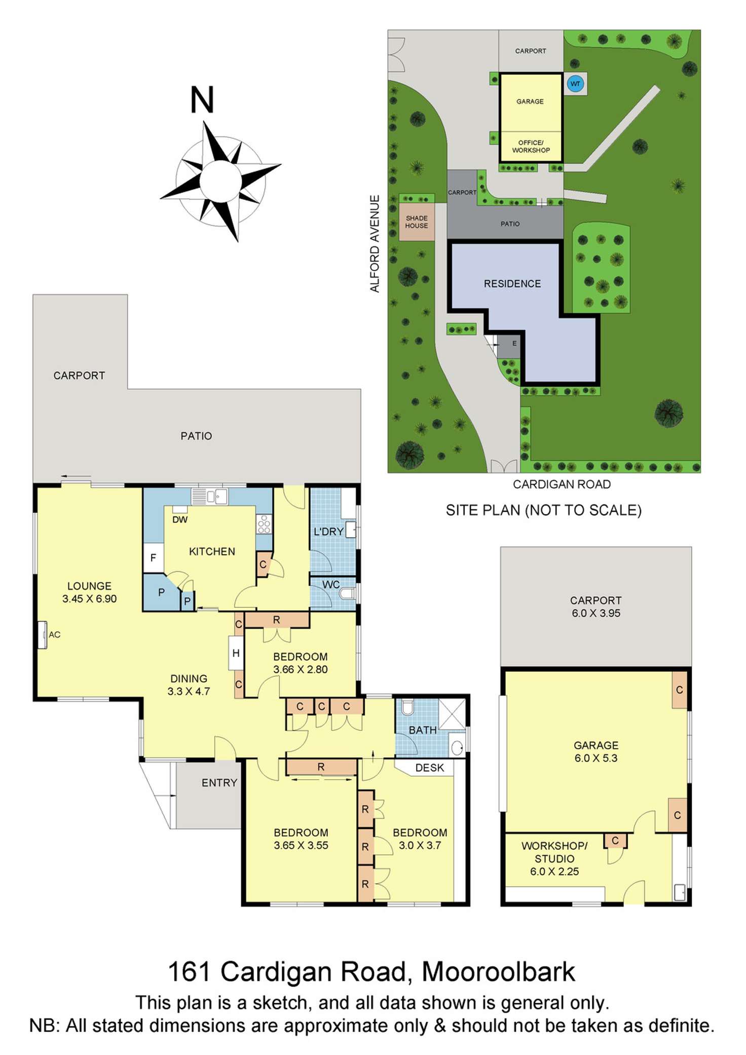 Floorplan of Homely house listing, 161 Cardigan Road, Mooroolbark VIC 3138