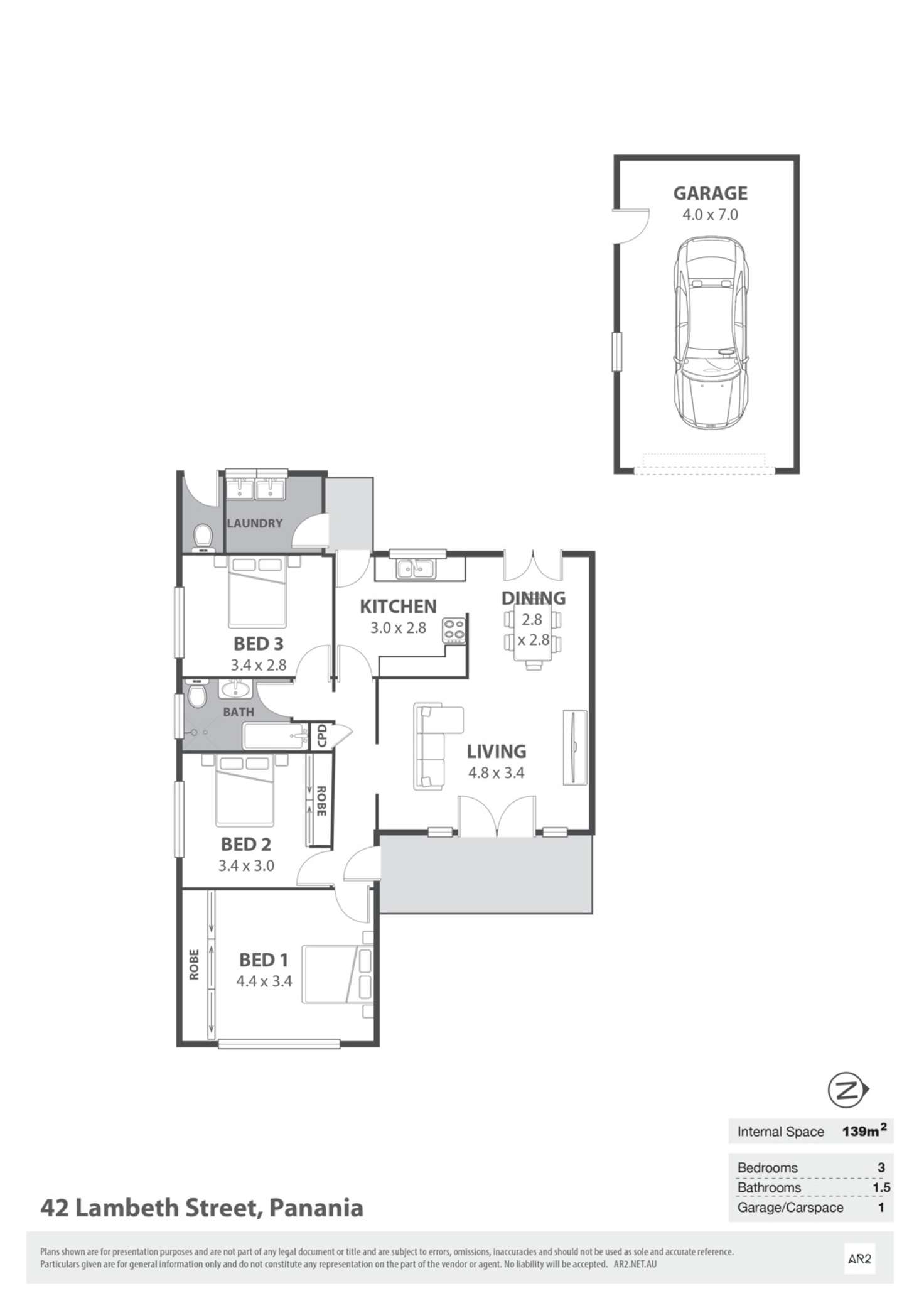 Floorplan of Homely house listing, 42 Lambeth Street, Panania NSW 2213