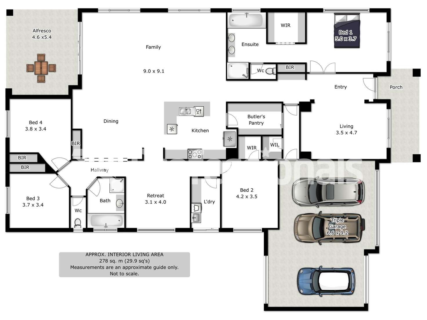 Floorplan of Homely house listing, 9 Silky Oak Avenue, Wodonga VIC 3690