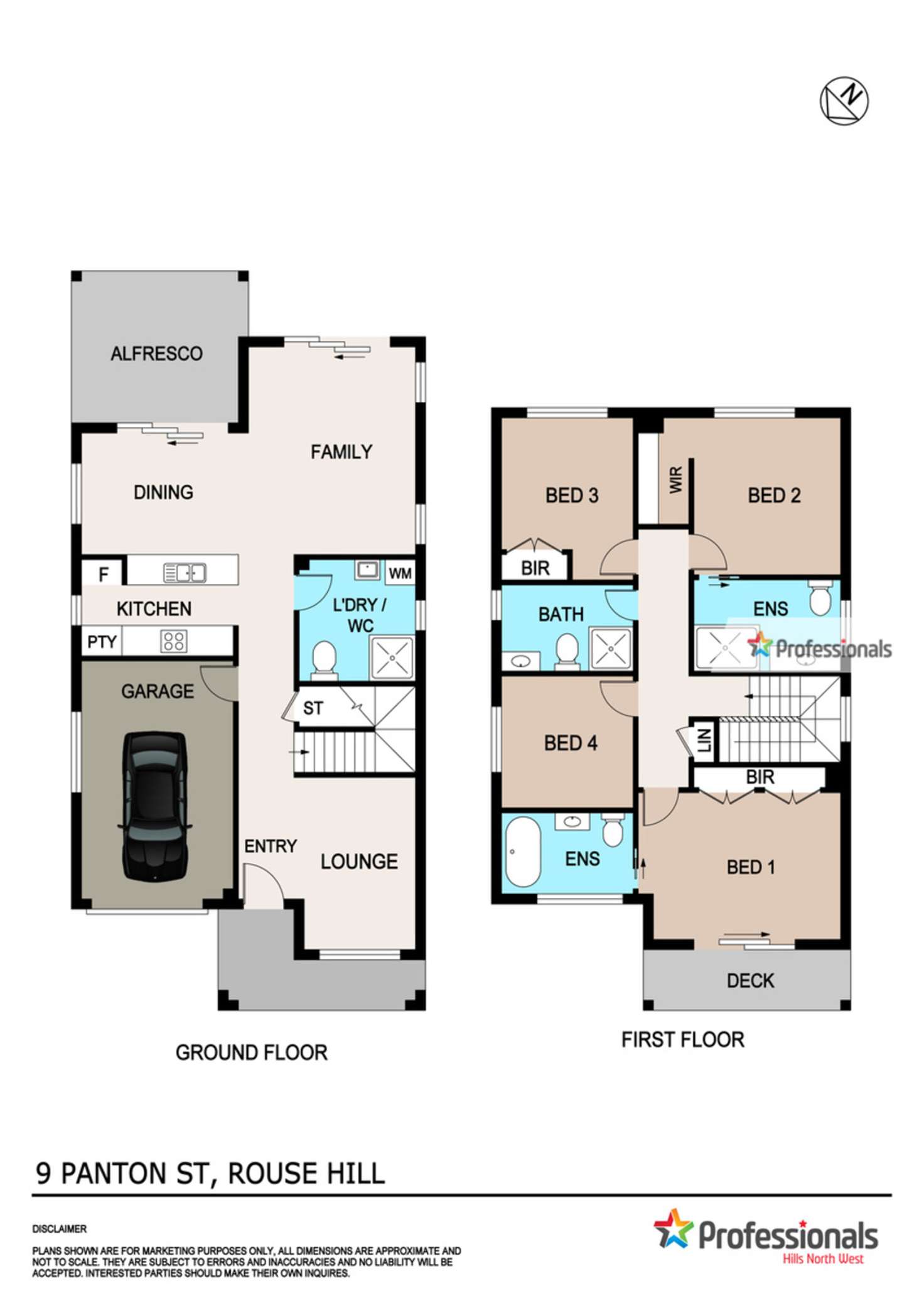 Floorplan of Homely house listing, 9 Panton Street, Rouse Hill NSW 2155