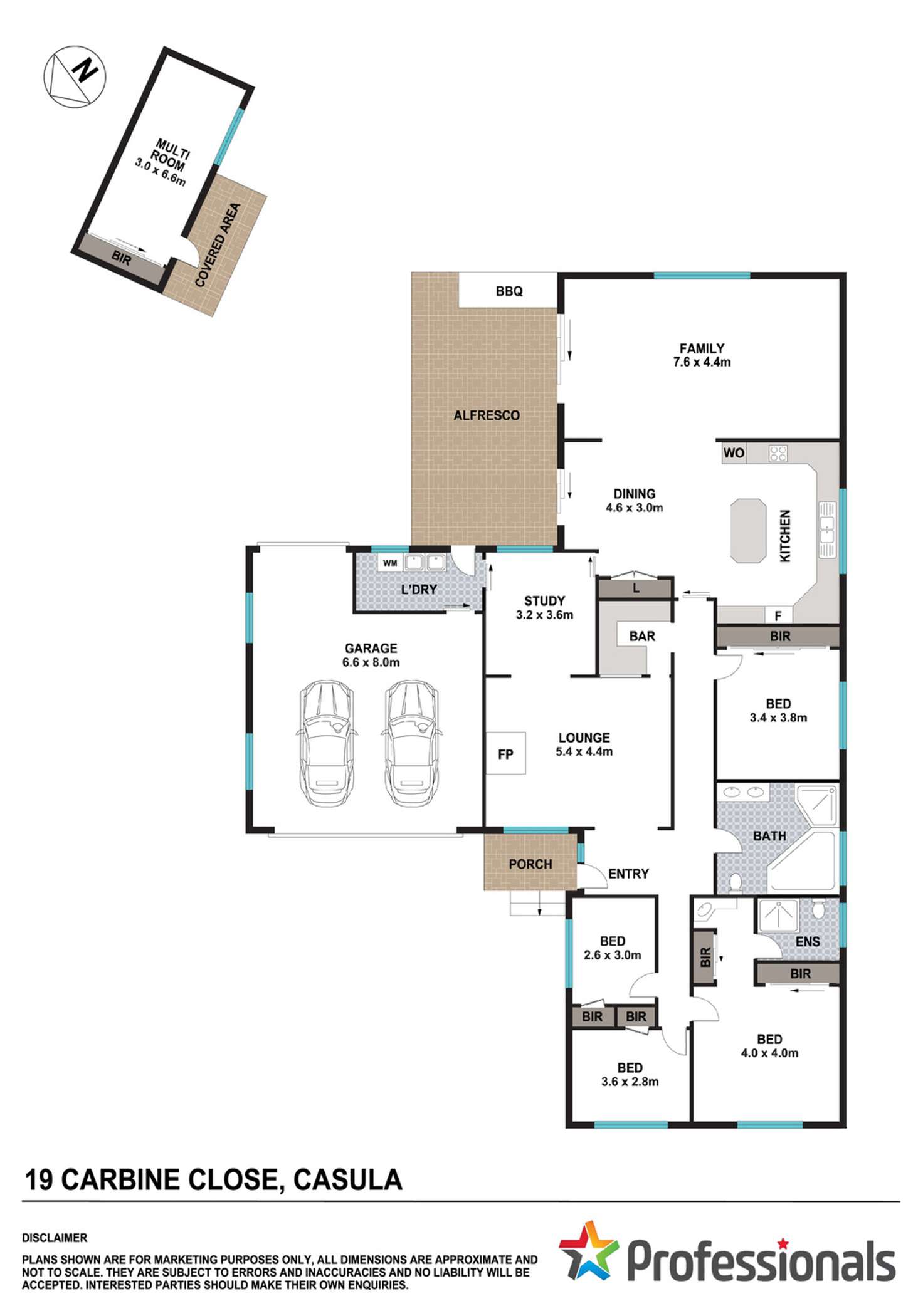 Floorplan of Homely house listing, 19 Carbine Close, Casula NSW 2170