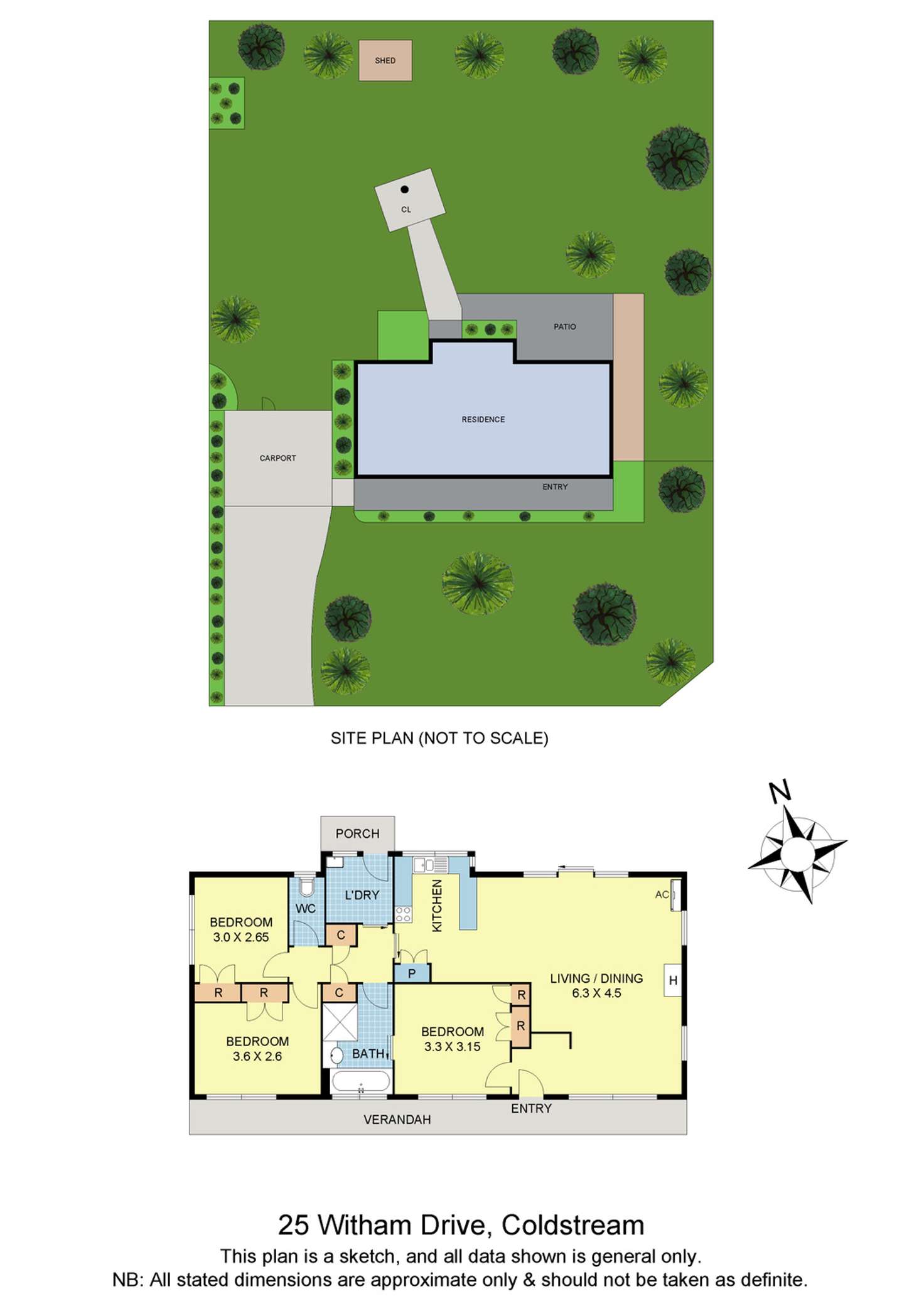 Floorplan of Homely house listing, 25 Witham Drive, Coldstream VIC 3770