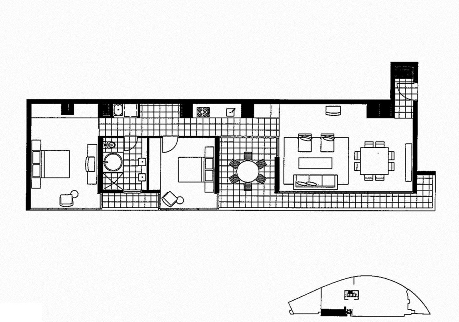 Floorplan of Homely apartment listing, 301/50 Lorimer Street, Docklands VIC 3008