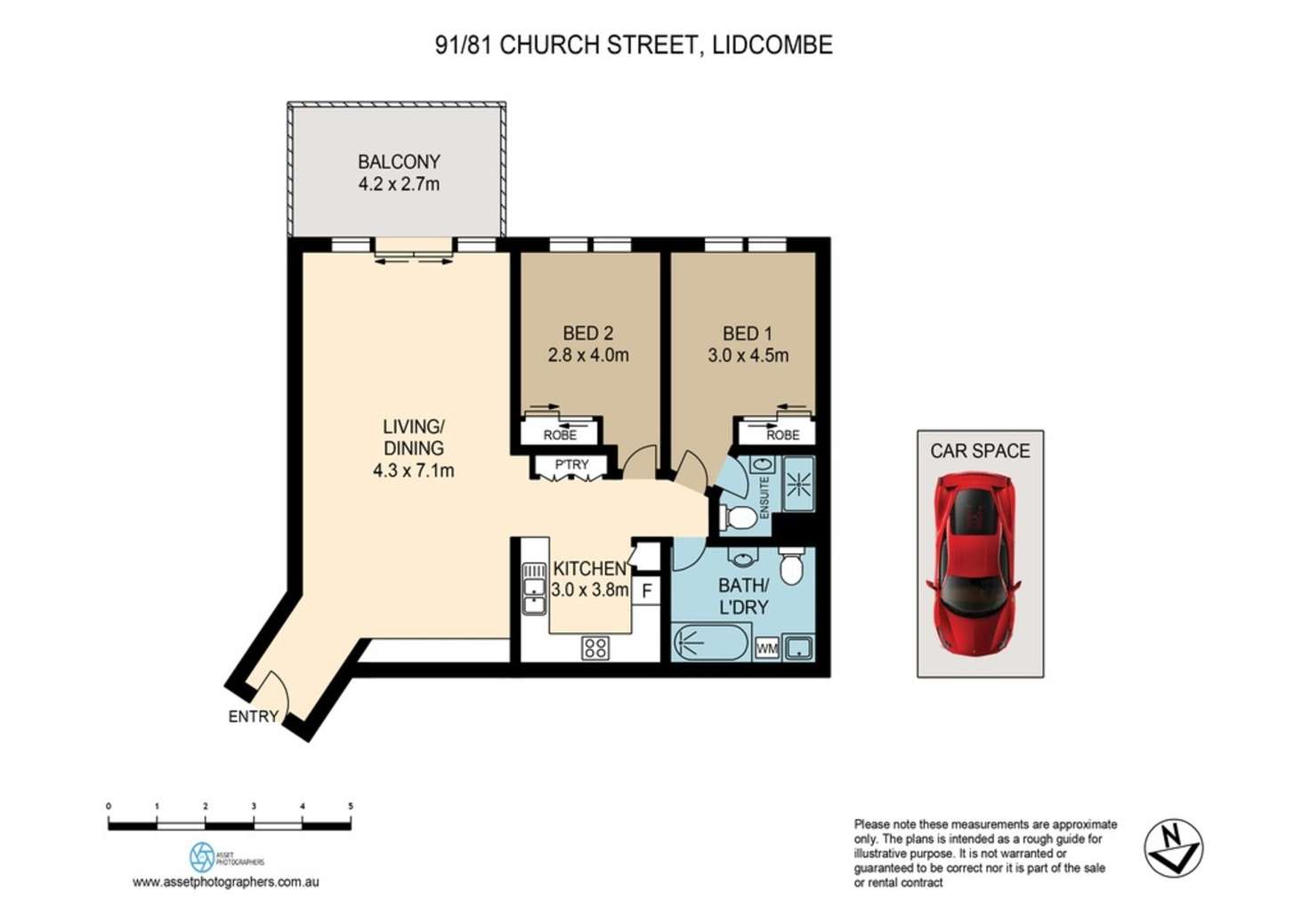 Floorplan of Homely apartment listing, 91/81 Church Street, Lidcombe NSW 2141